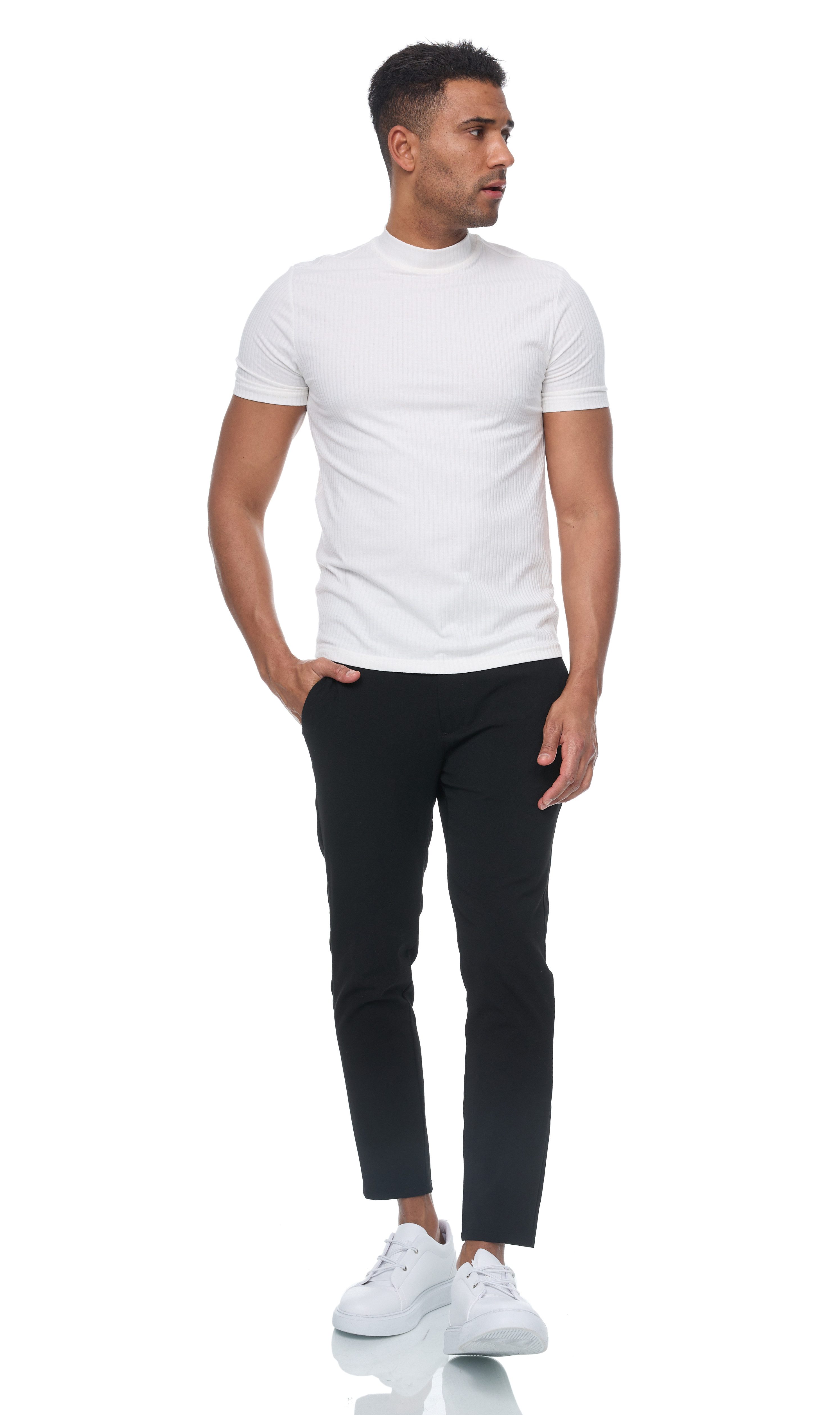 Denim House Chinohose Herren Stoffhose Chino Hose in Slim Fit mit Stretch günstig online kaufen