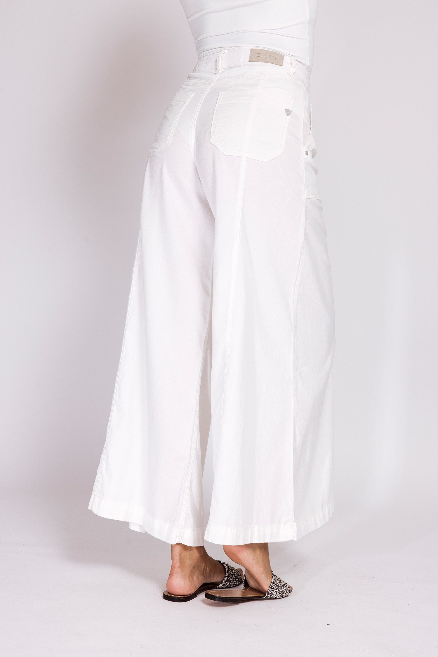 Zhrill Culotte CHATTI extra weiter Jeans-Style, normale Passform, mit Gürtelschlaufen
