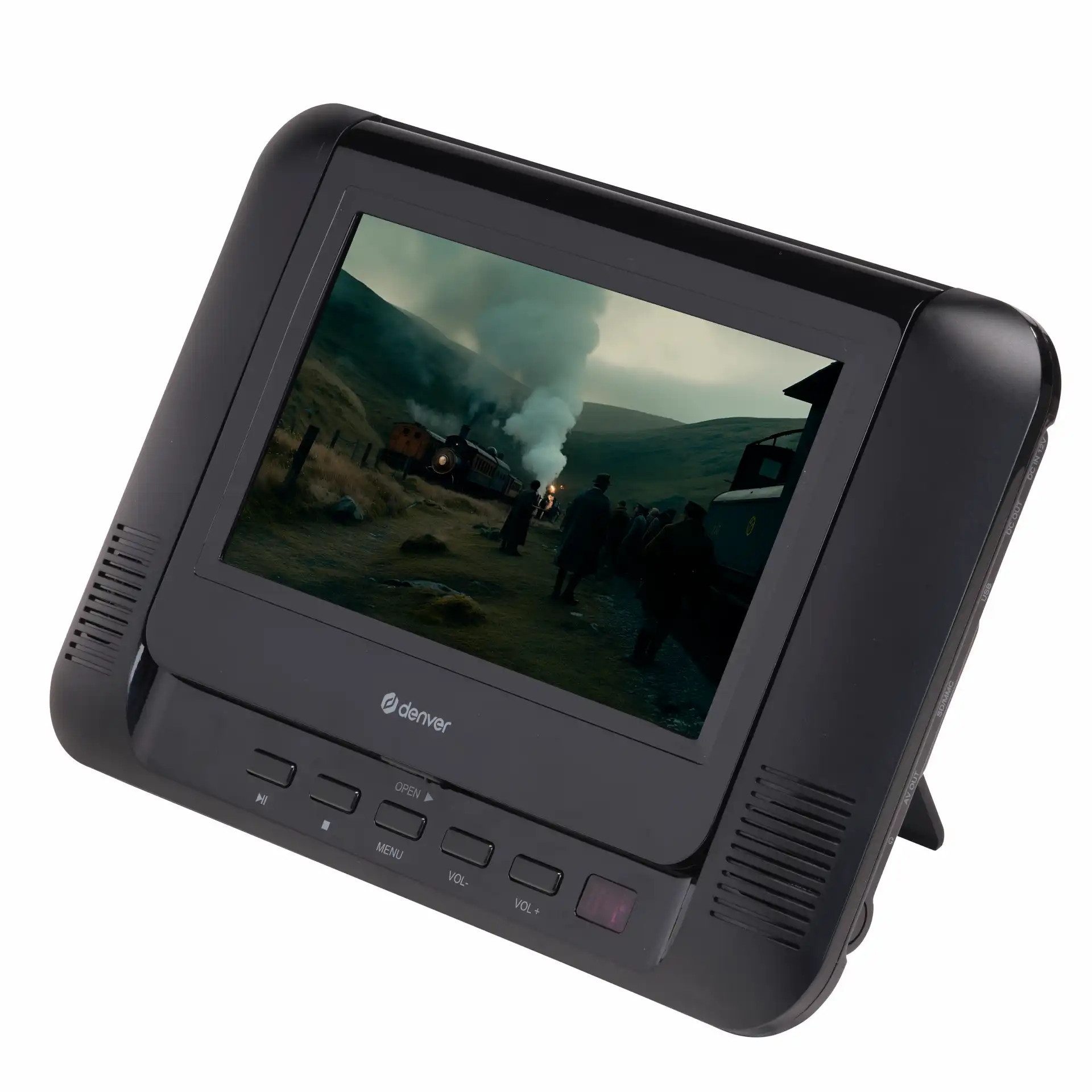 Denver Electronics MTW-793 Portabler DVD-Player (Tragbarer DVD-Player, 17,8 cm Bildschirm)