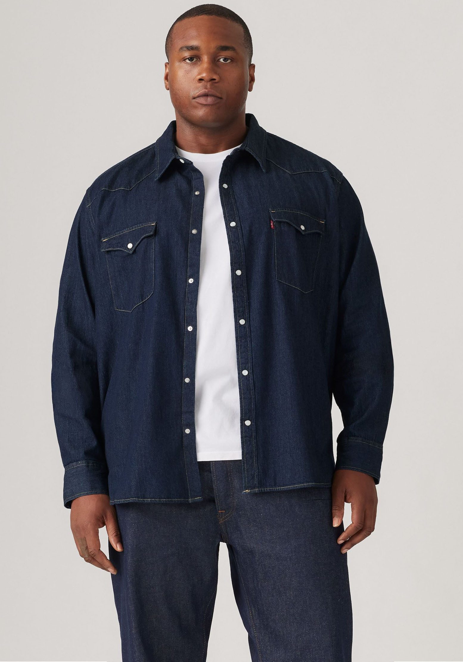 Levi's® Plus Jeanshemd im Westernstyle günstig online kaufen