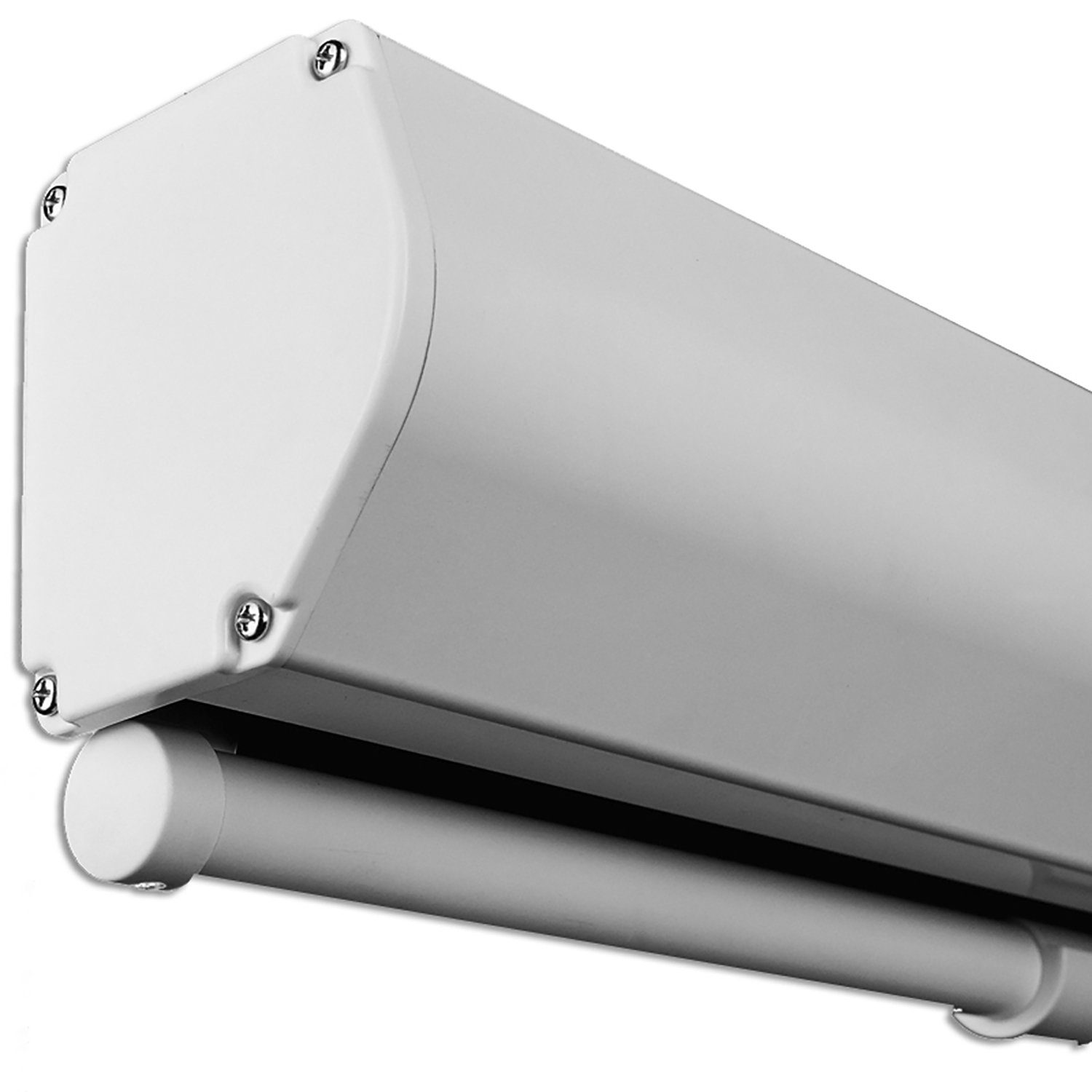 Deluxx Advanced – Slowmotion Mattweiss Polaro Rolloleinwand (schwarze Rückseite)