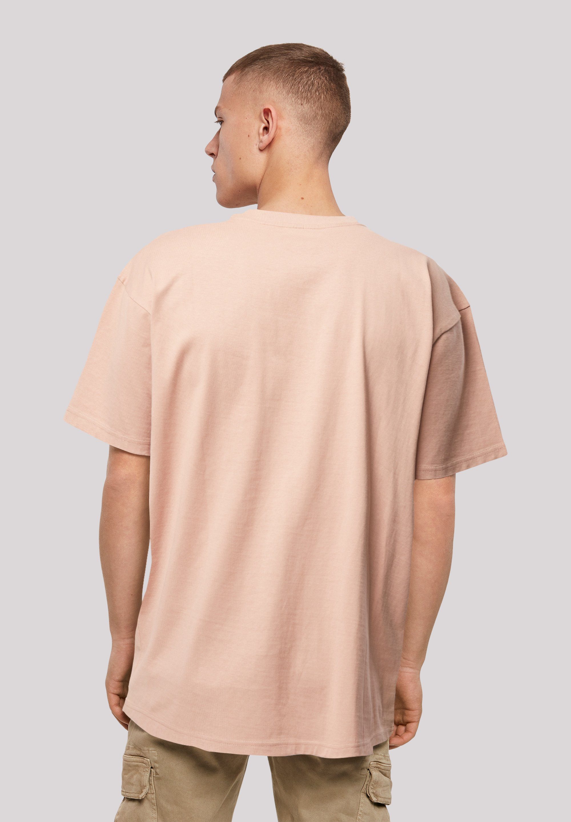 F4NT4STIC T-Shirt Print Symbole amber Muster Grün