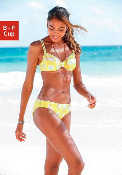 Sunseeker Bügel-Bikini-Top Ditsy, mit Häkelkante