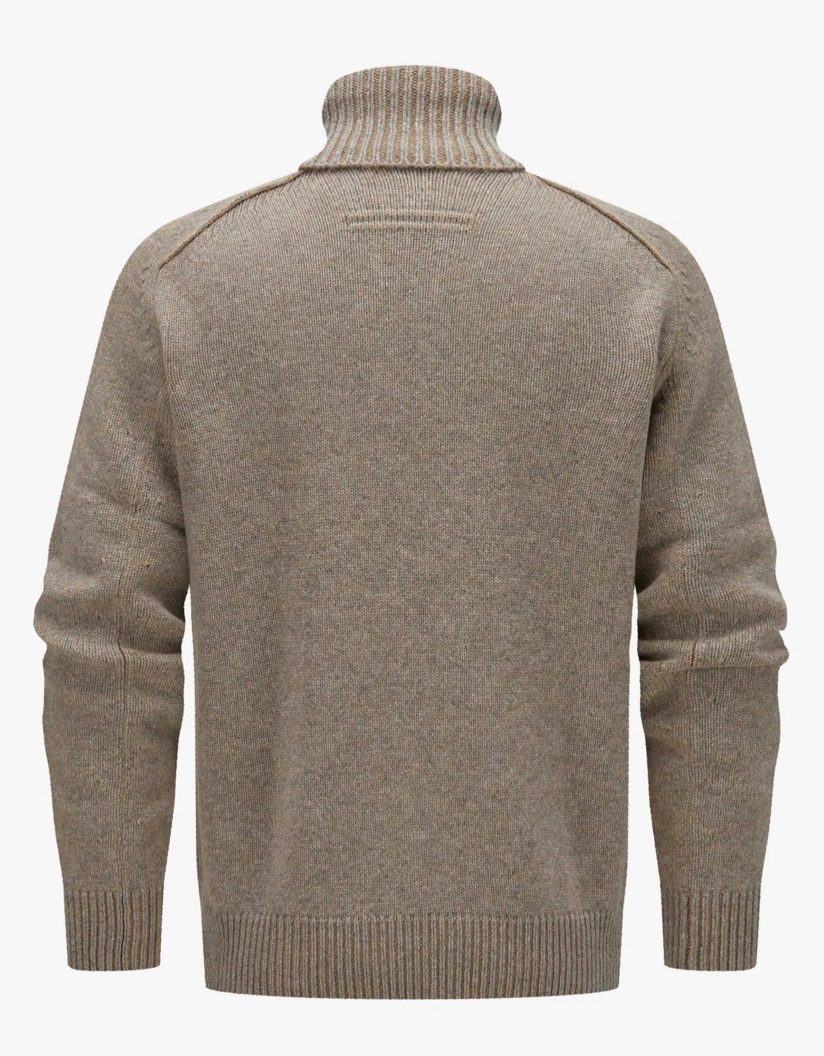 Ermenegildo Zegna Kaschmirpullover Oasi Rollkragenpullover Strick-Pullover Taupe Eleganter, vielseitig kombinierbarer Taupe-Farbton