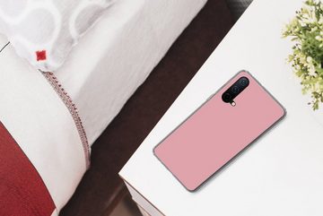 MuchoWow Handyhülle Rosa - Farben - Innenraum - Einfarbig - Farbe, Phone Case, Handyhülle OnePlus Nord CE 5G, Silikon, Schutzhülle