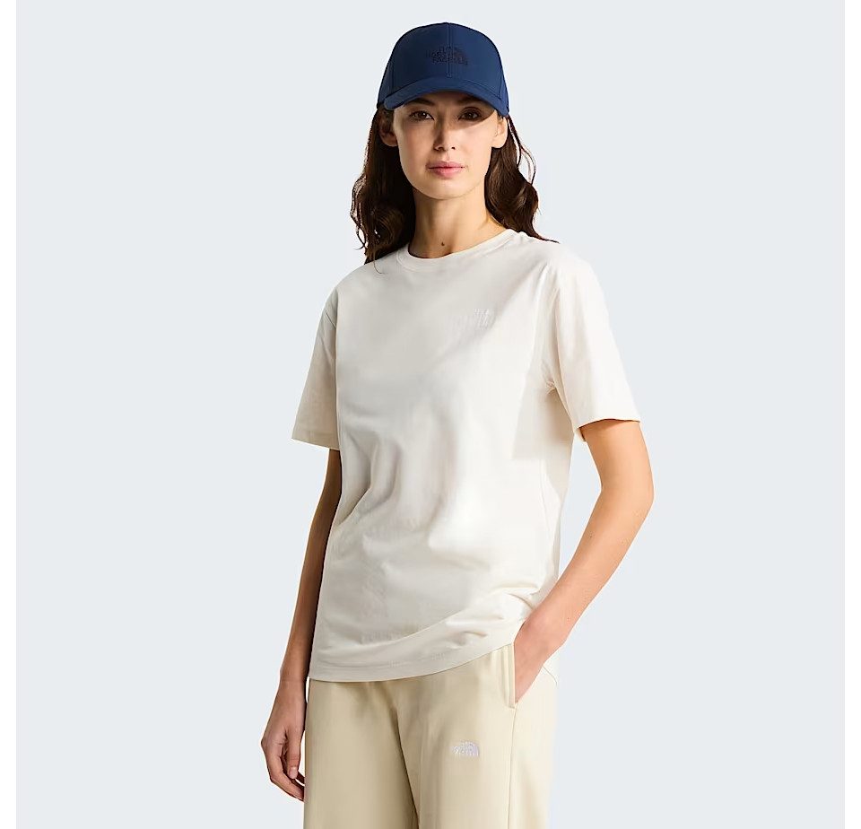 The North Face Kurzarmshirt W EVO BOX NSE RLX SS - Basci Shirt - Backprint - Damen - weiß