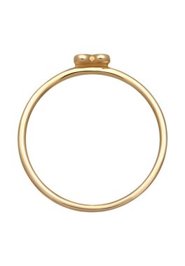 Elli Premium Fingerring Herz Liebe Verlobung 585 Gelbgold, Herz