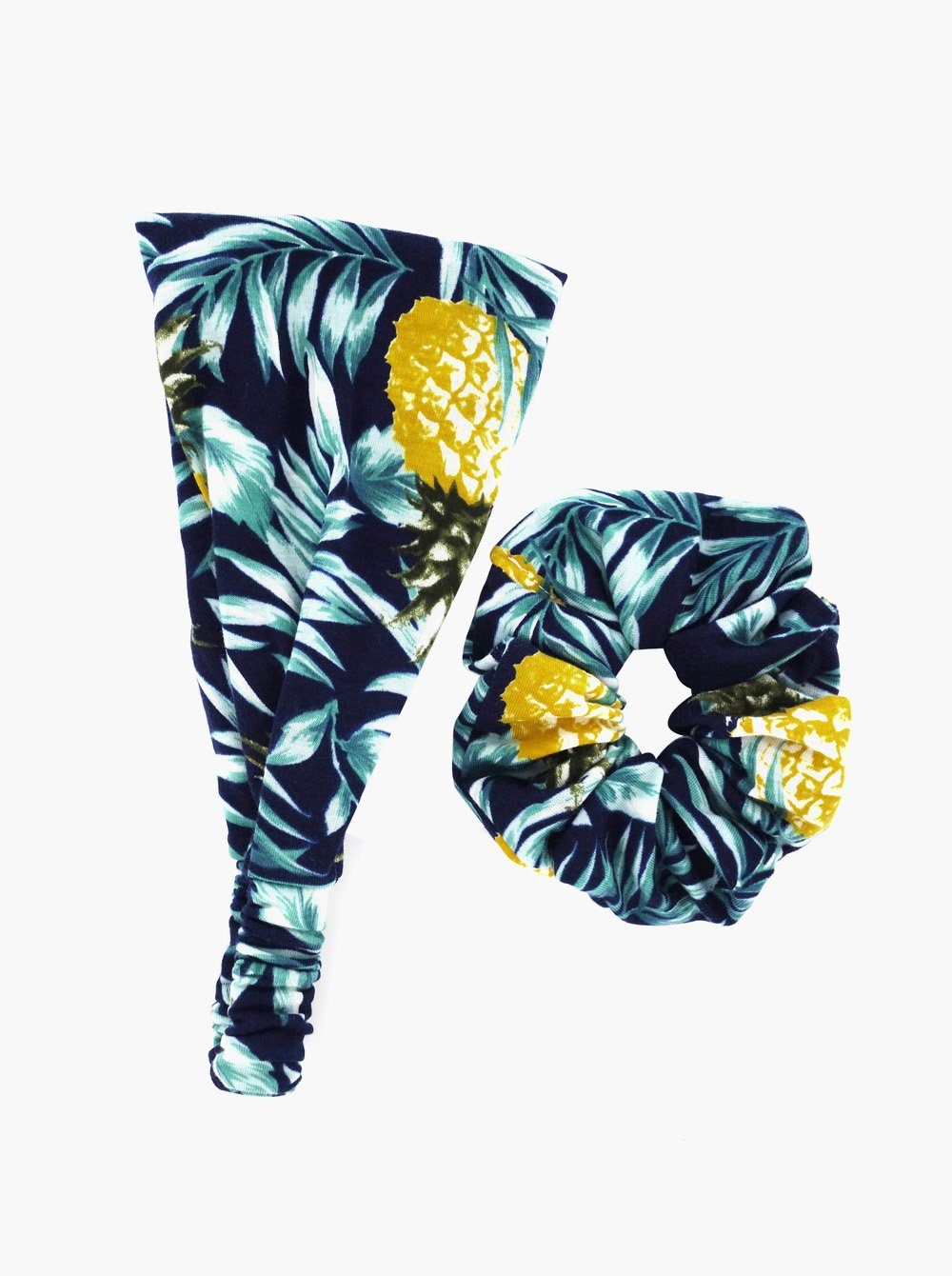 Axy XXL Scrunchie Mit Perlen Set – 2x Stoff-Haargummis, 12 Cm, Perfekt Für Bun & Pferdeschwanz