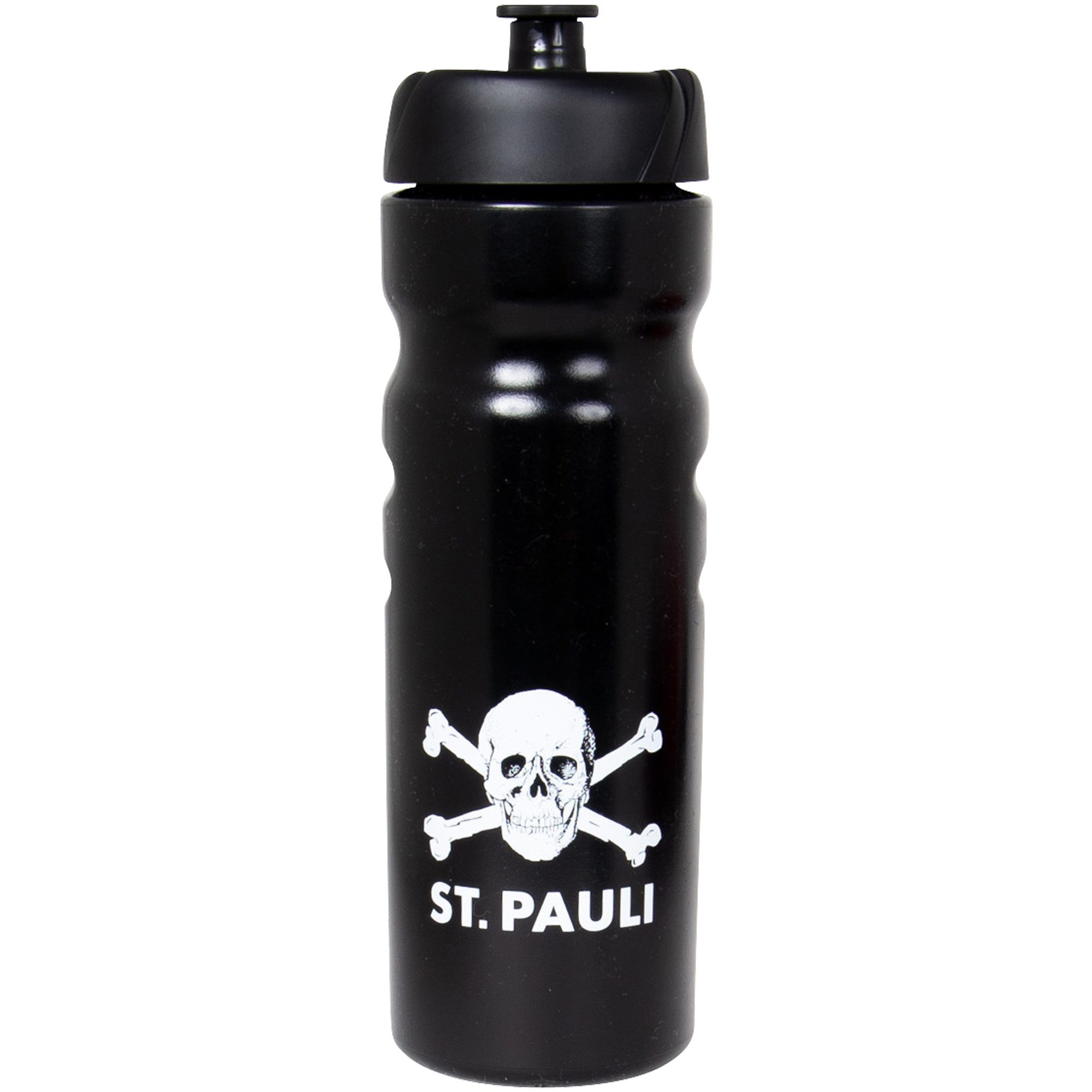 FC St. Pauli Trinkflasche FC St. Pauli - Fahrradtrinkflasche Totenkopf 750 ml - schwarz