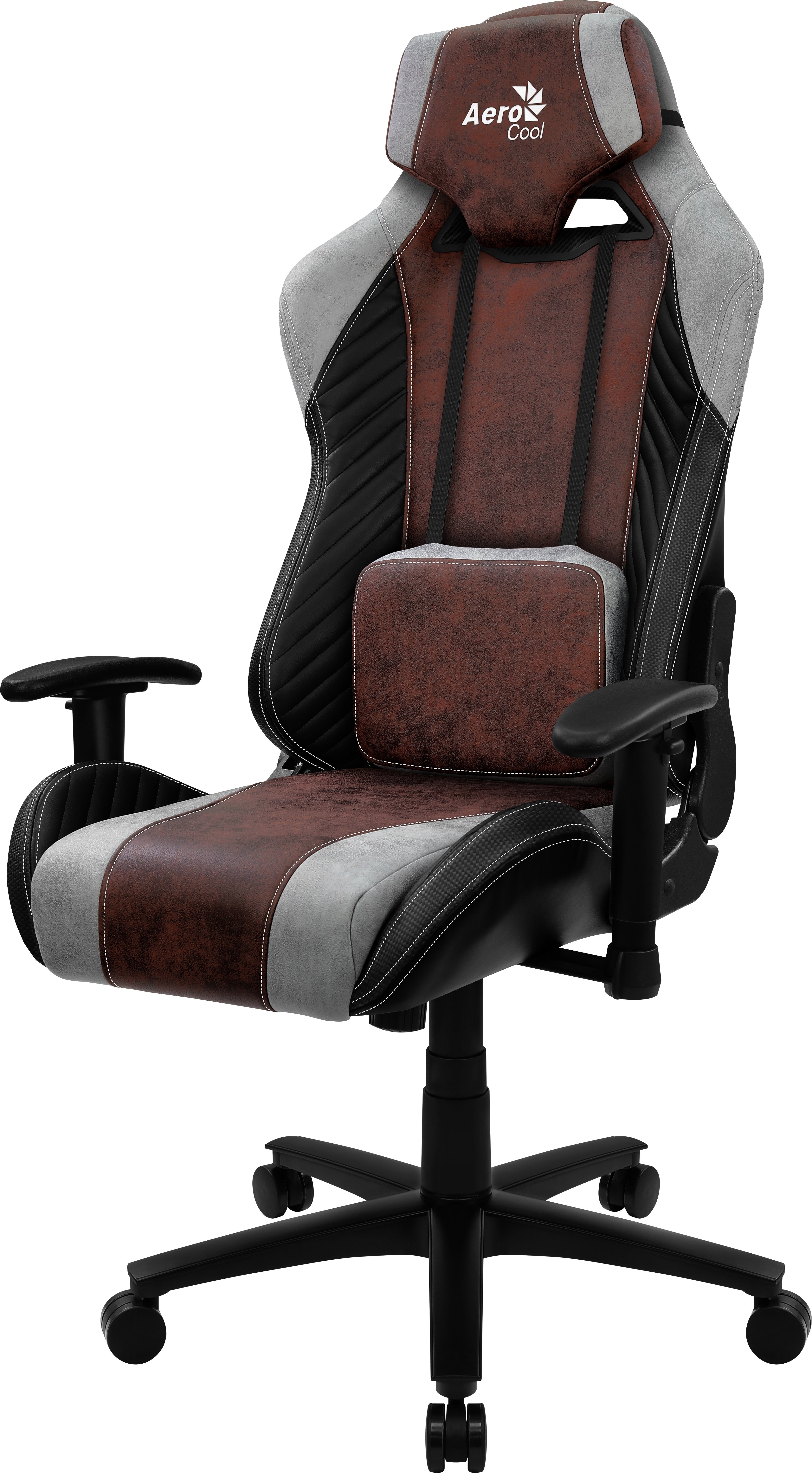 Burgundy Aerocool Gaming-Stuhl BARON Red