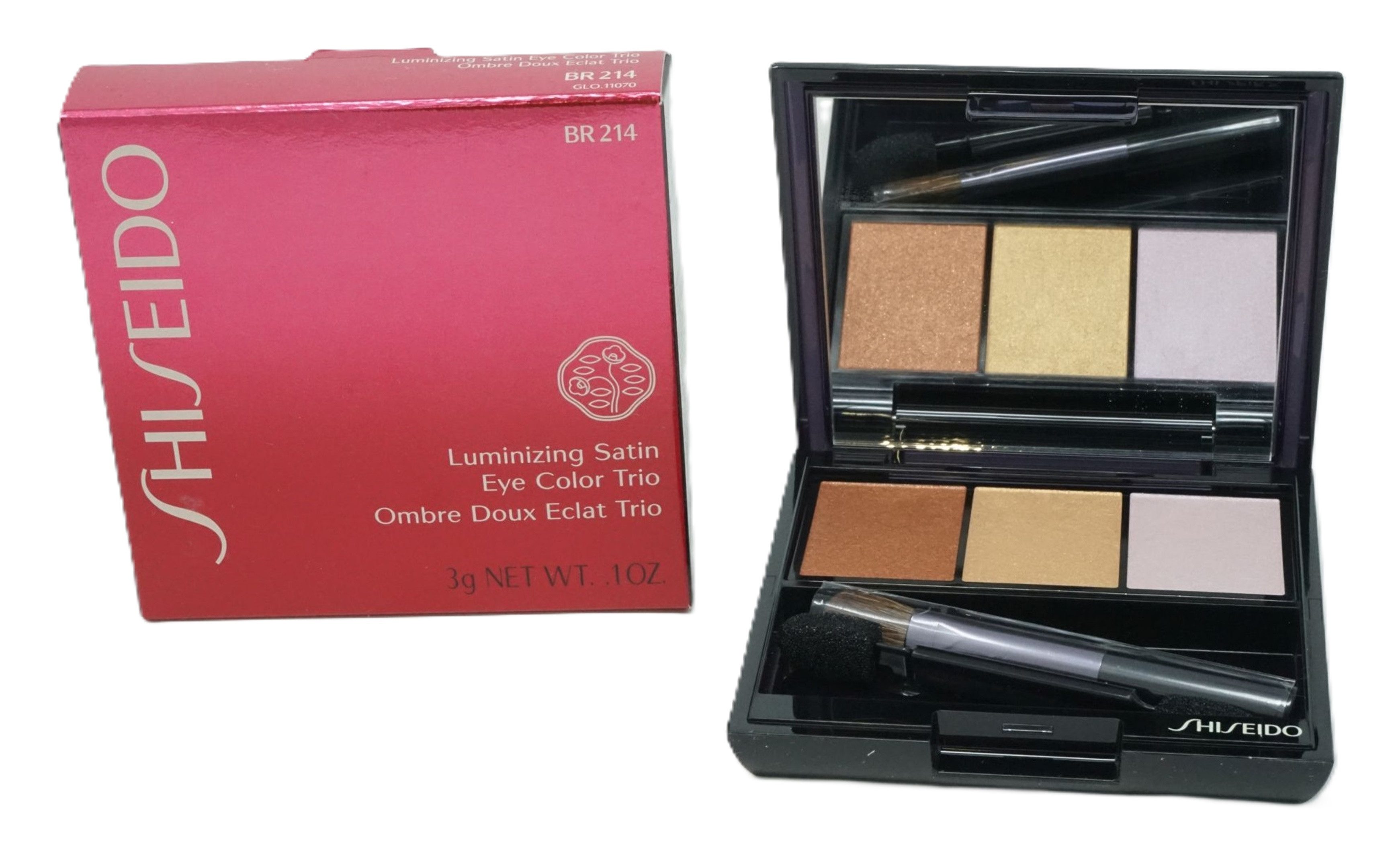 SHISEIDO Lidschatten Shiseido Luminizing Sation Eye Color Trio Lidschatten BR214