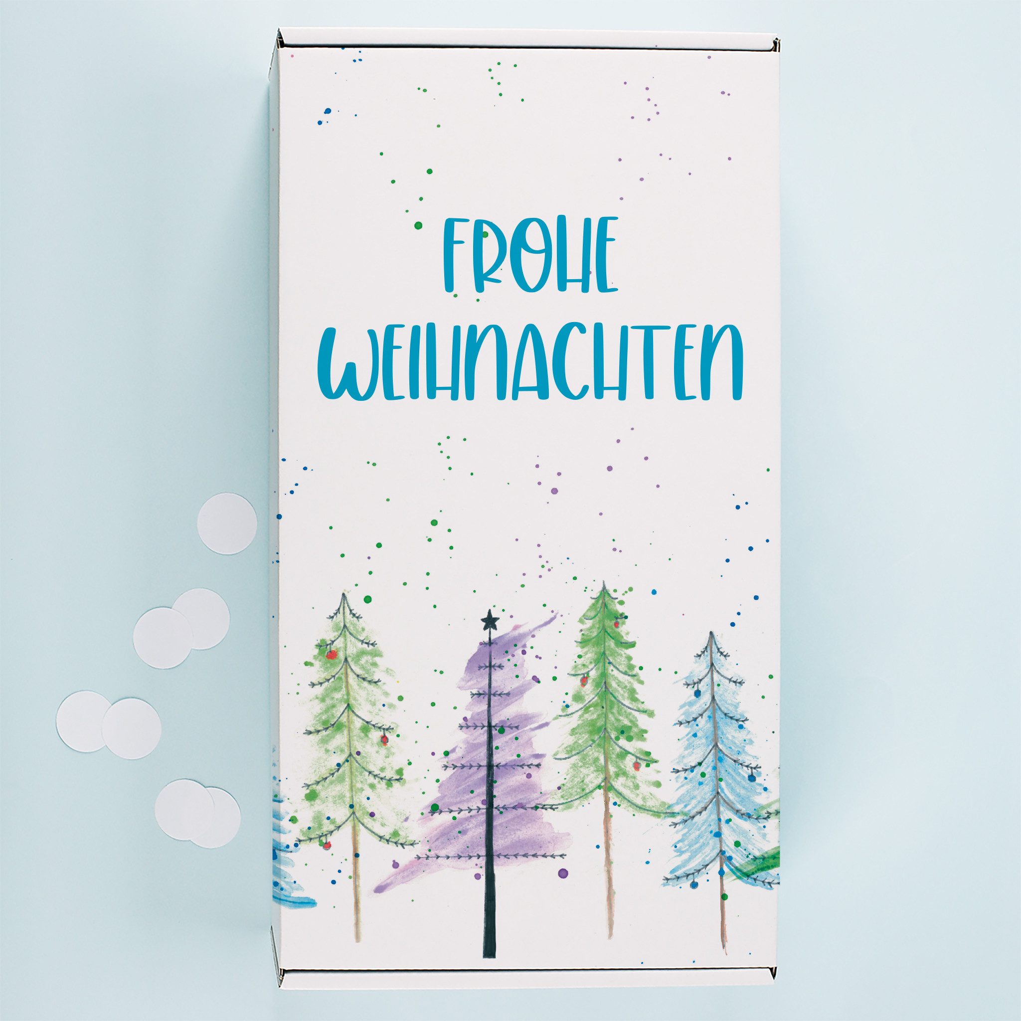 Herz & Heim Geschenkbox für Weihnachtsgeschenke - Geschenkverpackung zu Weihnachten, aus stabilem Karton