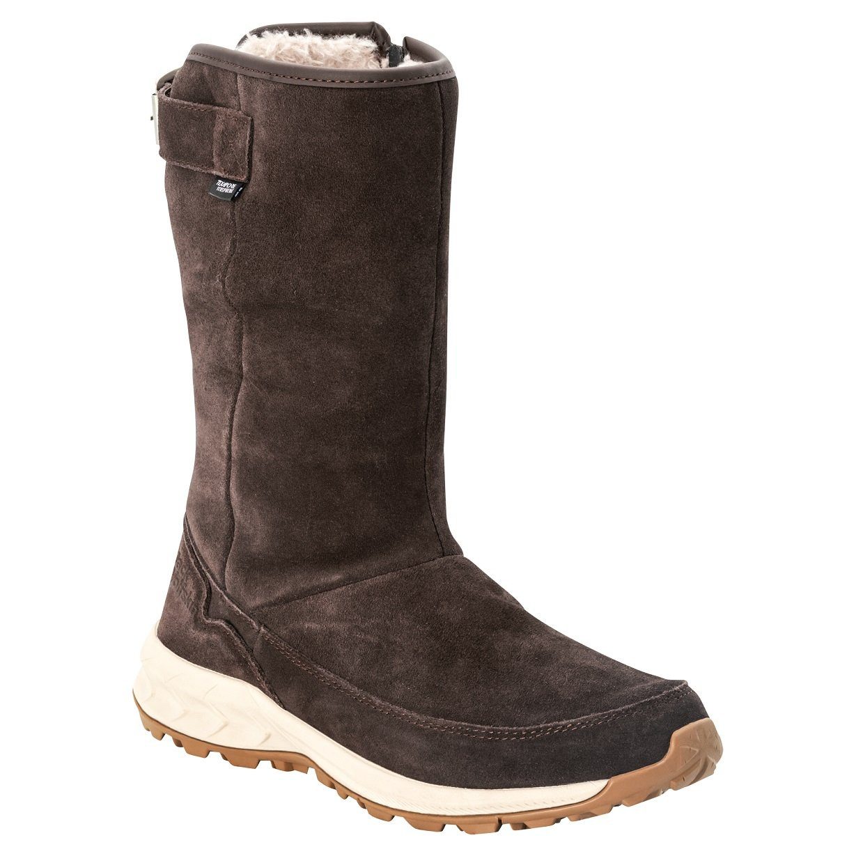 Queenstown Texapore (Leder, seitlicher Reißverschluss) dunkelbraun Winterstiefel
