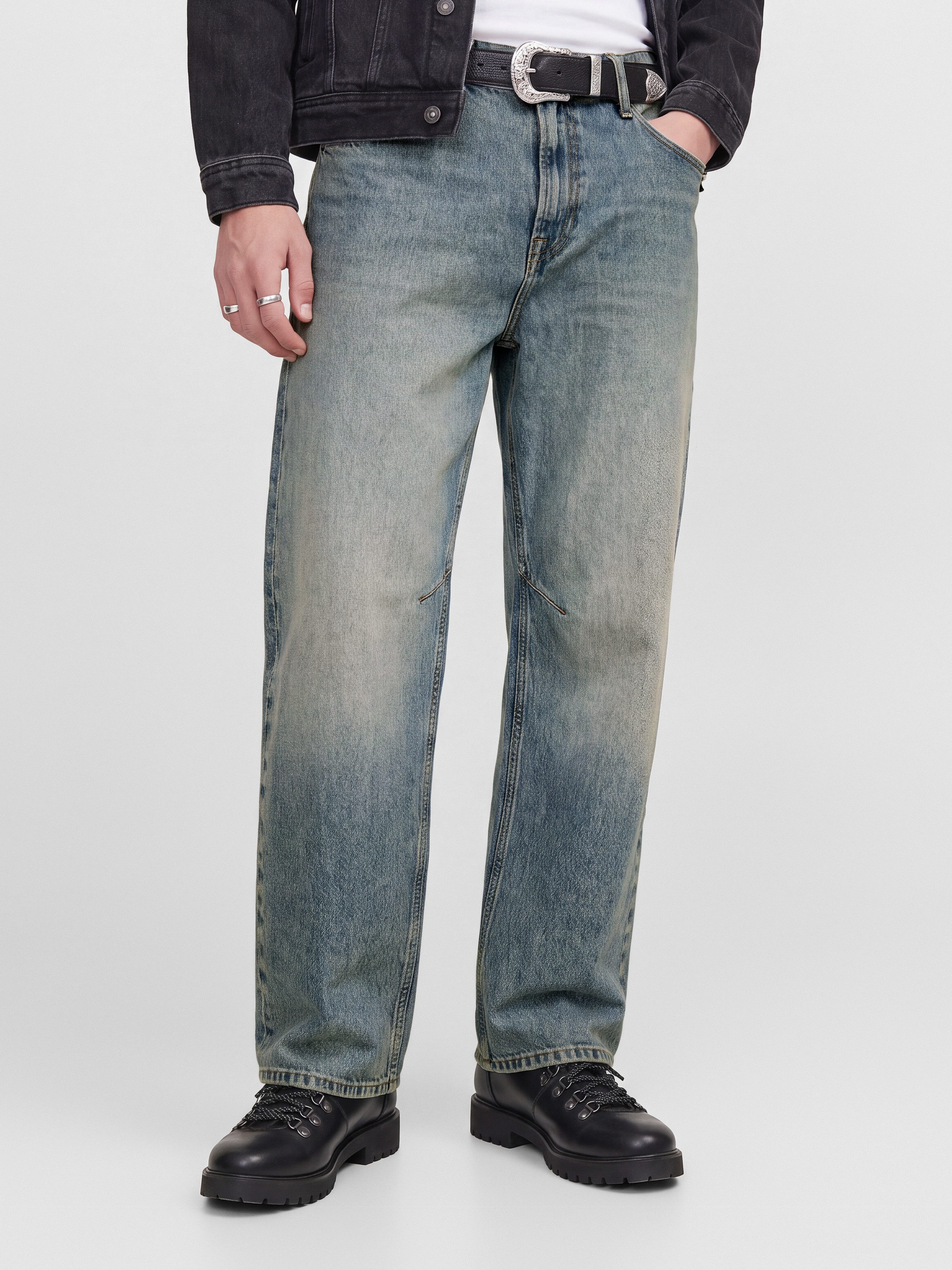 Jack & Jones Relax-fit-Jeans JJIALEX JJJETT ST 201 Baumwolle, relaxed fit