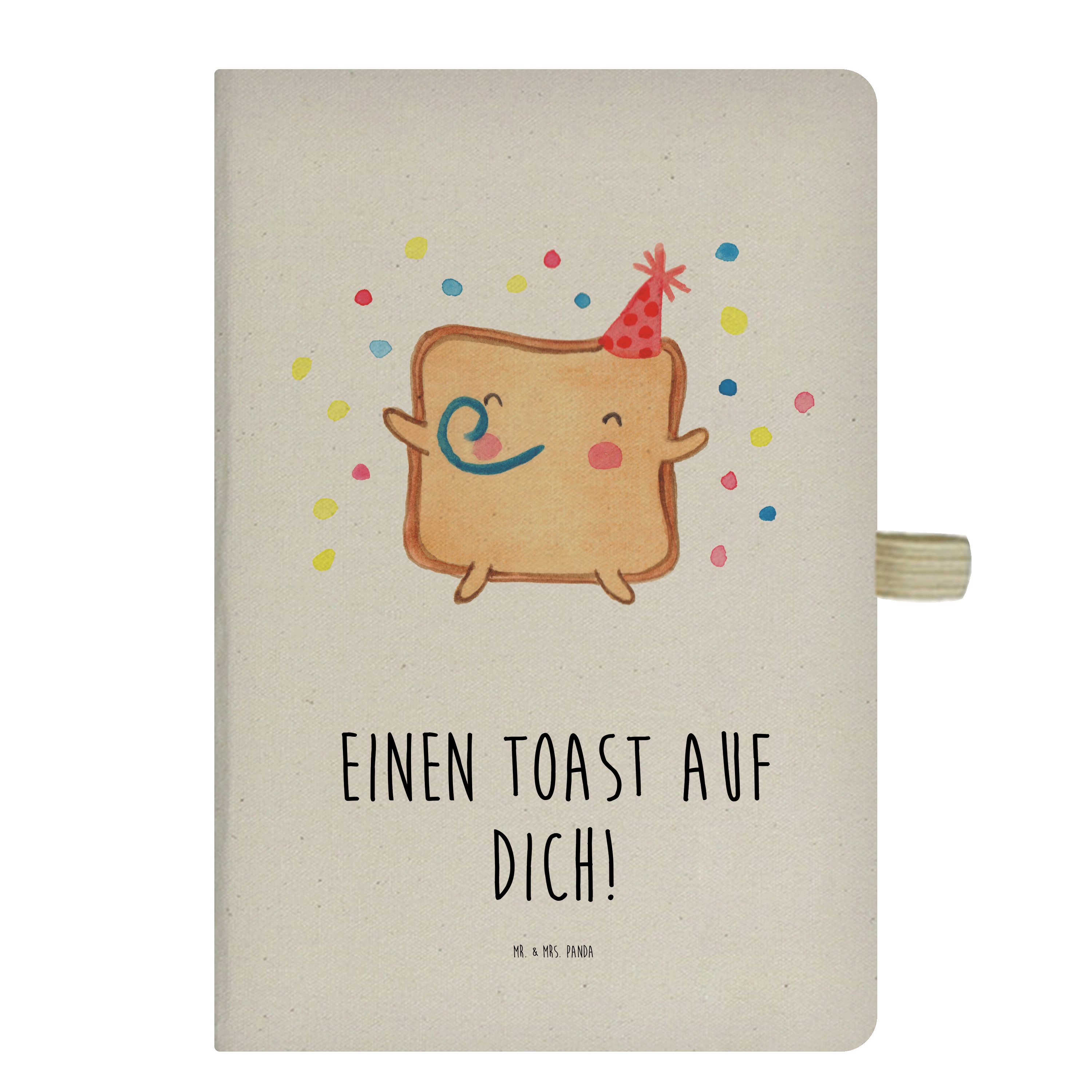 Mr. & Mrs. Panda Notizbuch Toast Party - Transparent - Geschenk, Heiraten, Notizheft, Notizen, E