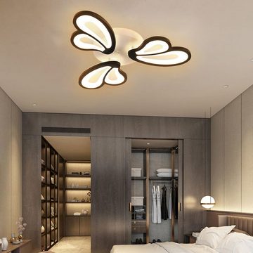Daskoo Deckenleuchten 21W/36W/64W Moderne LED Deckenlampe mit Fernbedienung Wohnzimmer, LED fest integriert, Warmweiß/Neutralweiß/Kaltweiß, LED Deckenleuchte