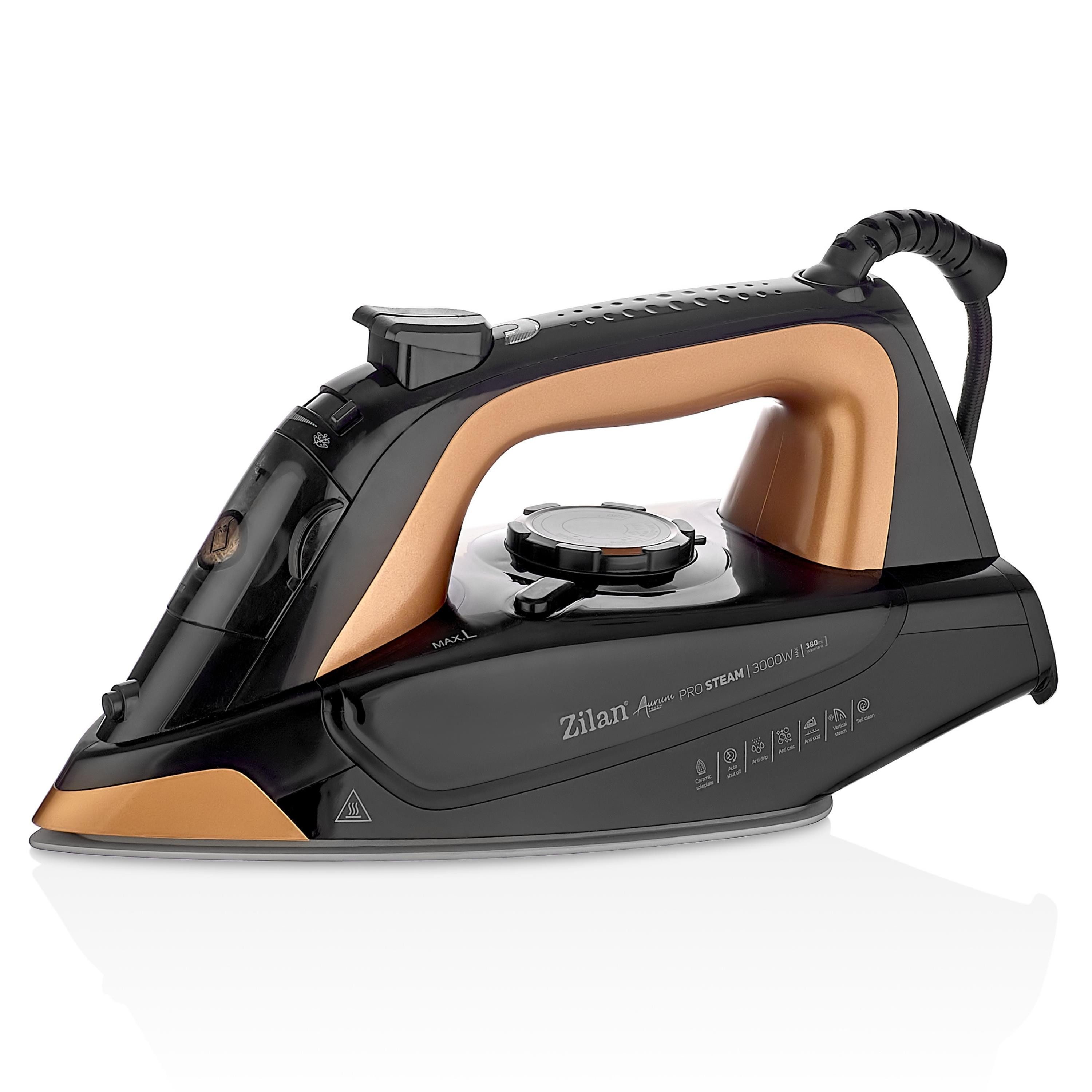 Zilan Dampfbügeleisen ZLN-4247, 3000 W, Keramikbeschichtung,Selbstreinigungsfunktion,Automatische Abschaltung