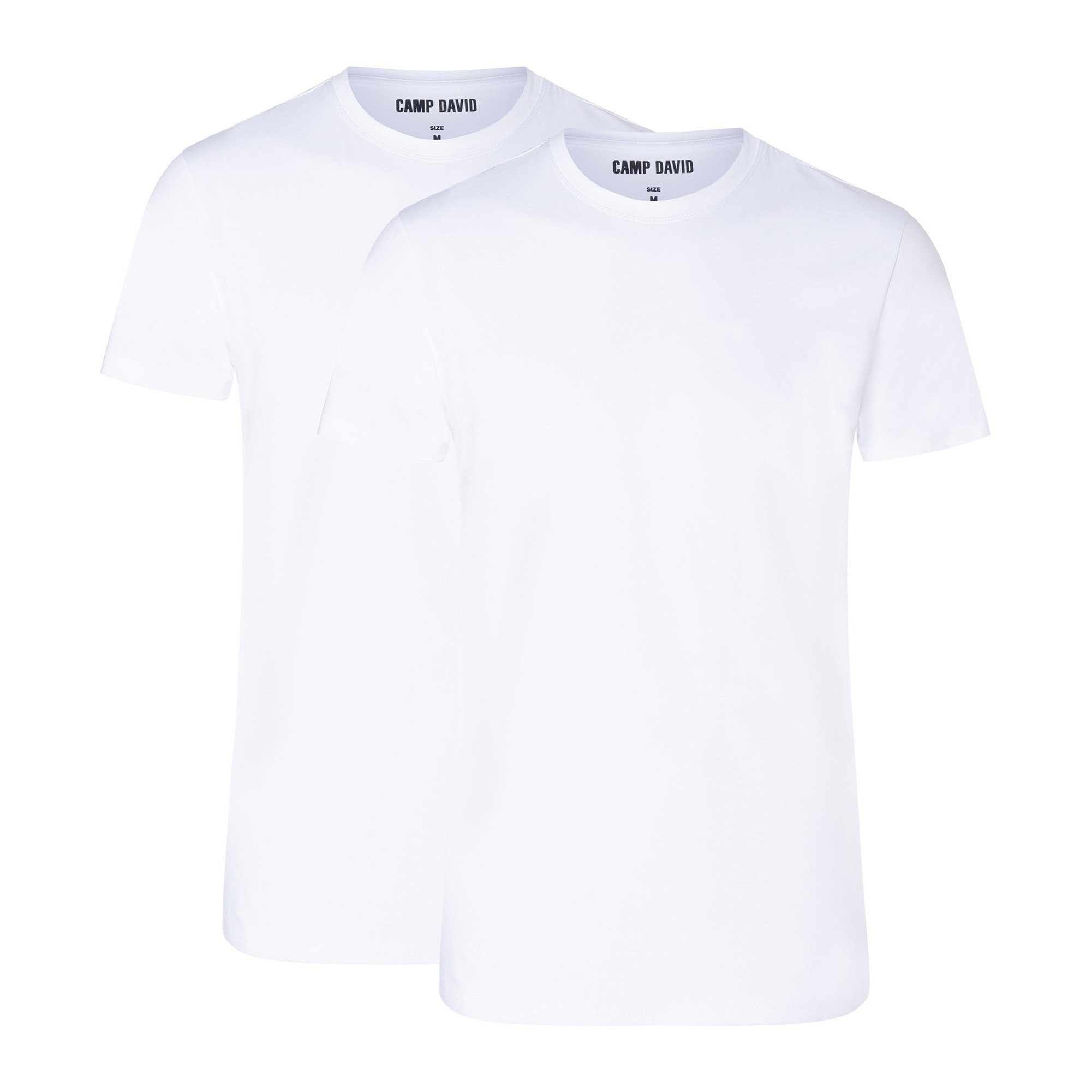 CAMP DAVID T-Shirt Herren T-Shirt 2er günstig online kaufen