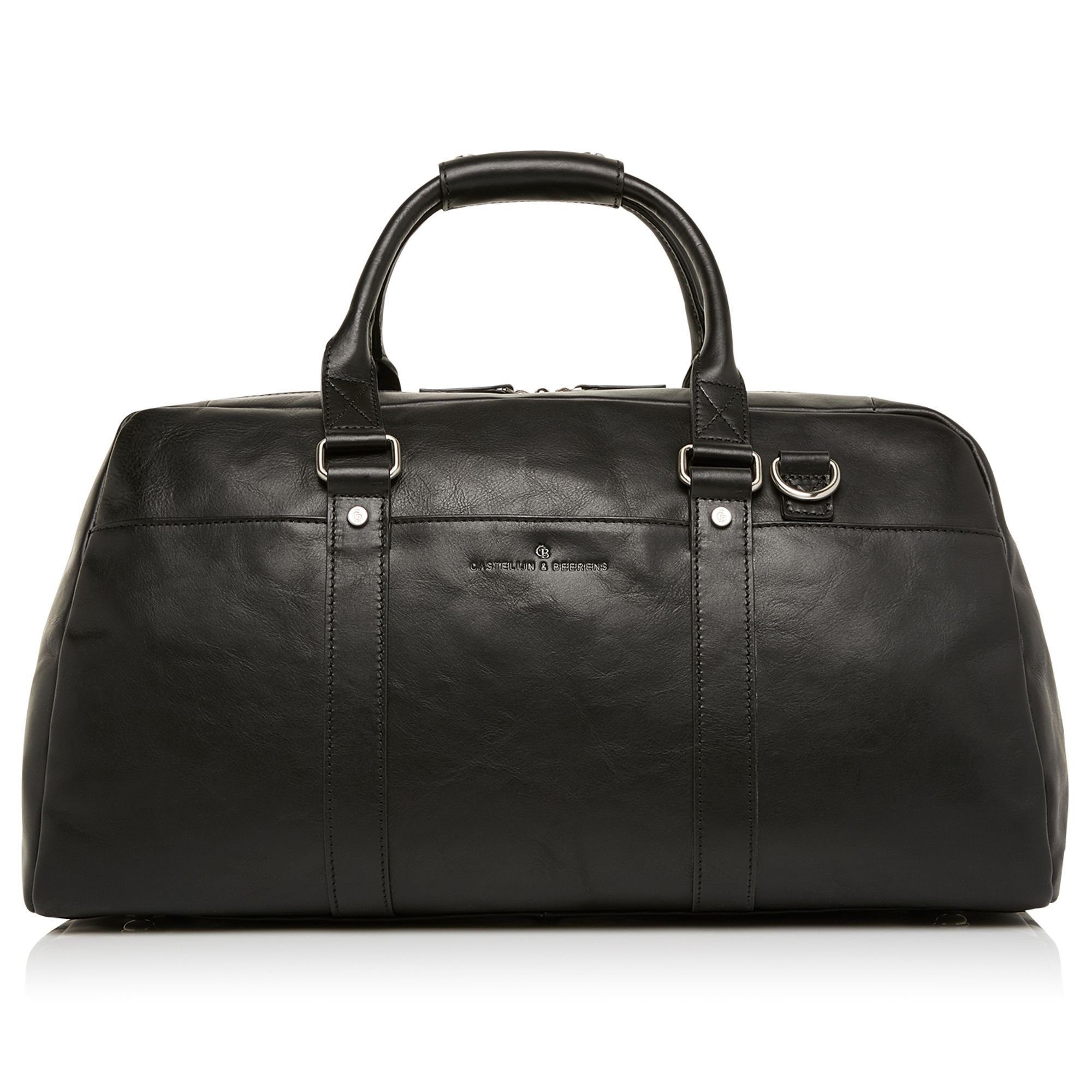 [Sofortige Lieferung! Bis zum halben Preis! ] Castelijn & Beerens Weekender Verona, Leder black