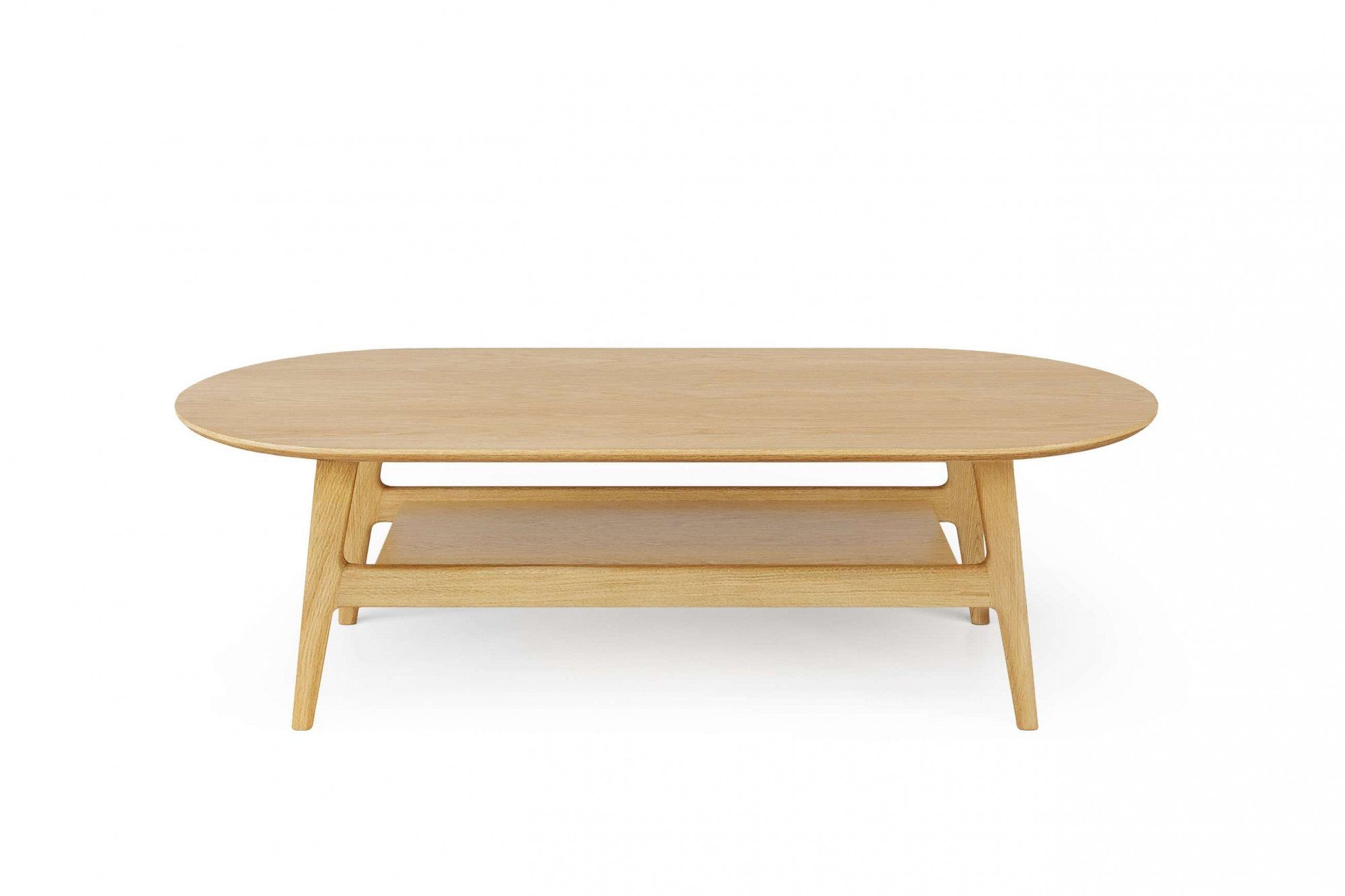 Woodman Couchtisch Curved, Scandi Design, Breite günstig online kaufen