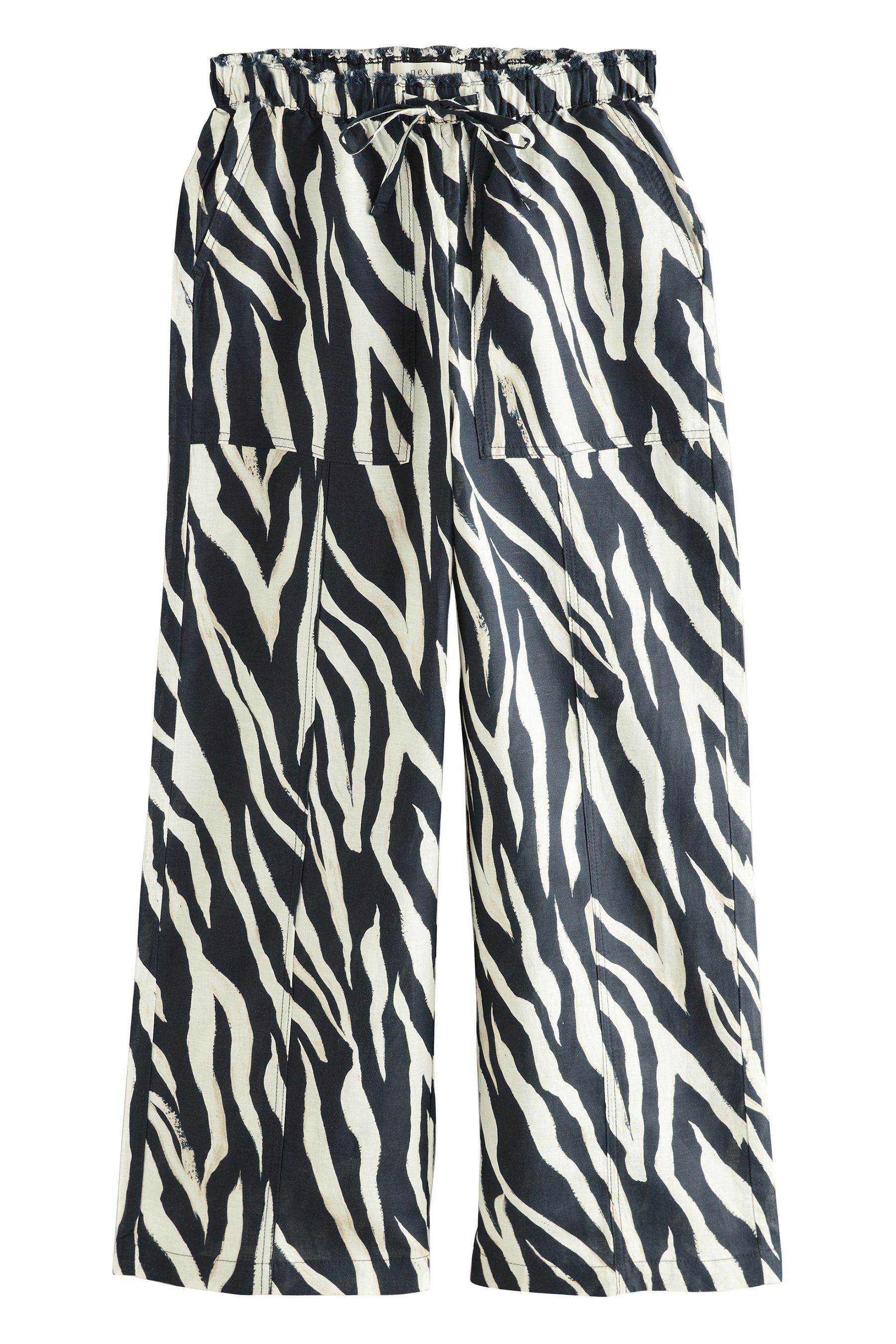 Next Palazzohose Weite Hose Leinengemisch mit günstig online kaufen