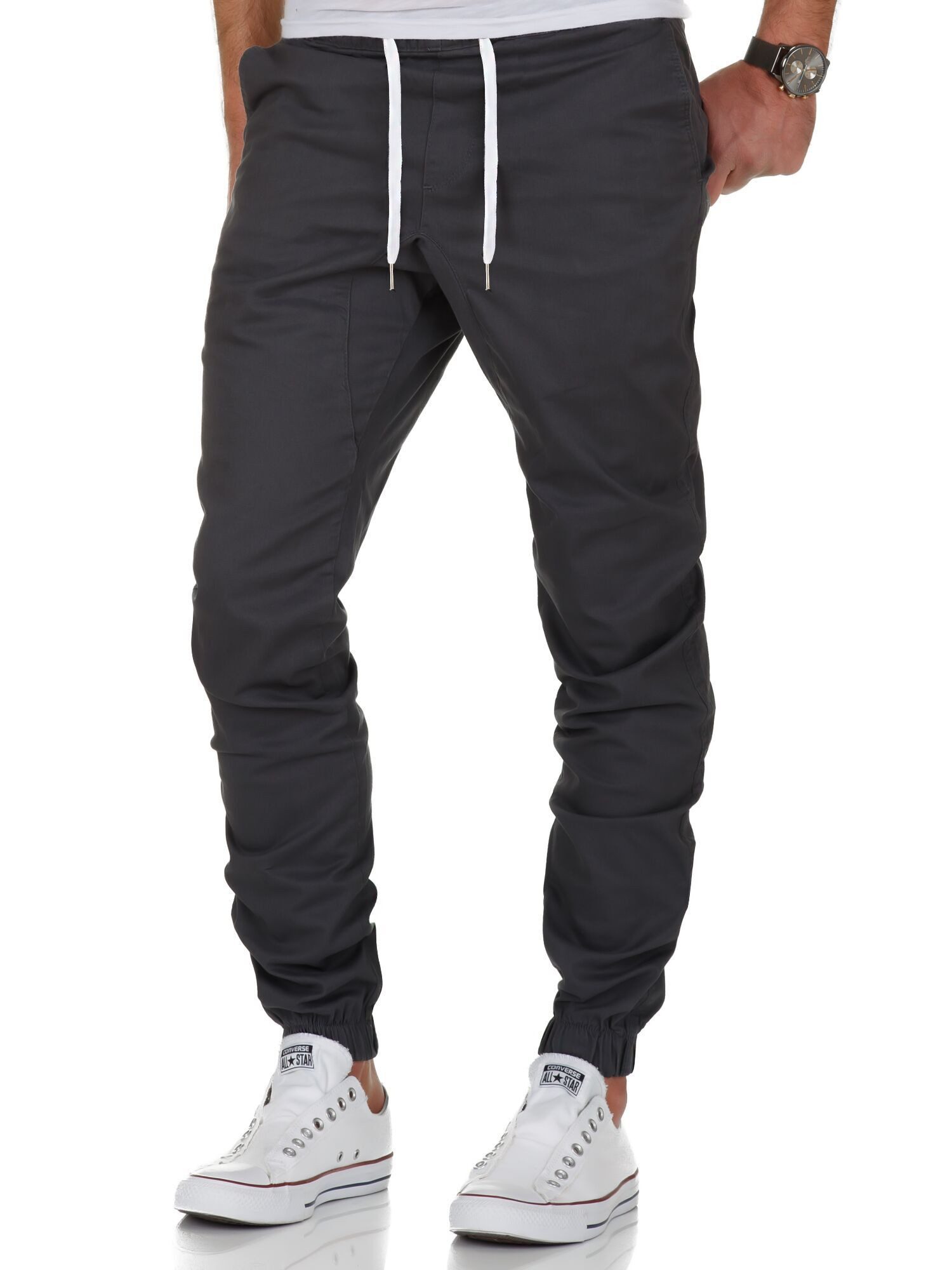 REPUBLIX Stretch-Hose AVILA Herren Basic Jogger günstig online kaufen