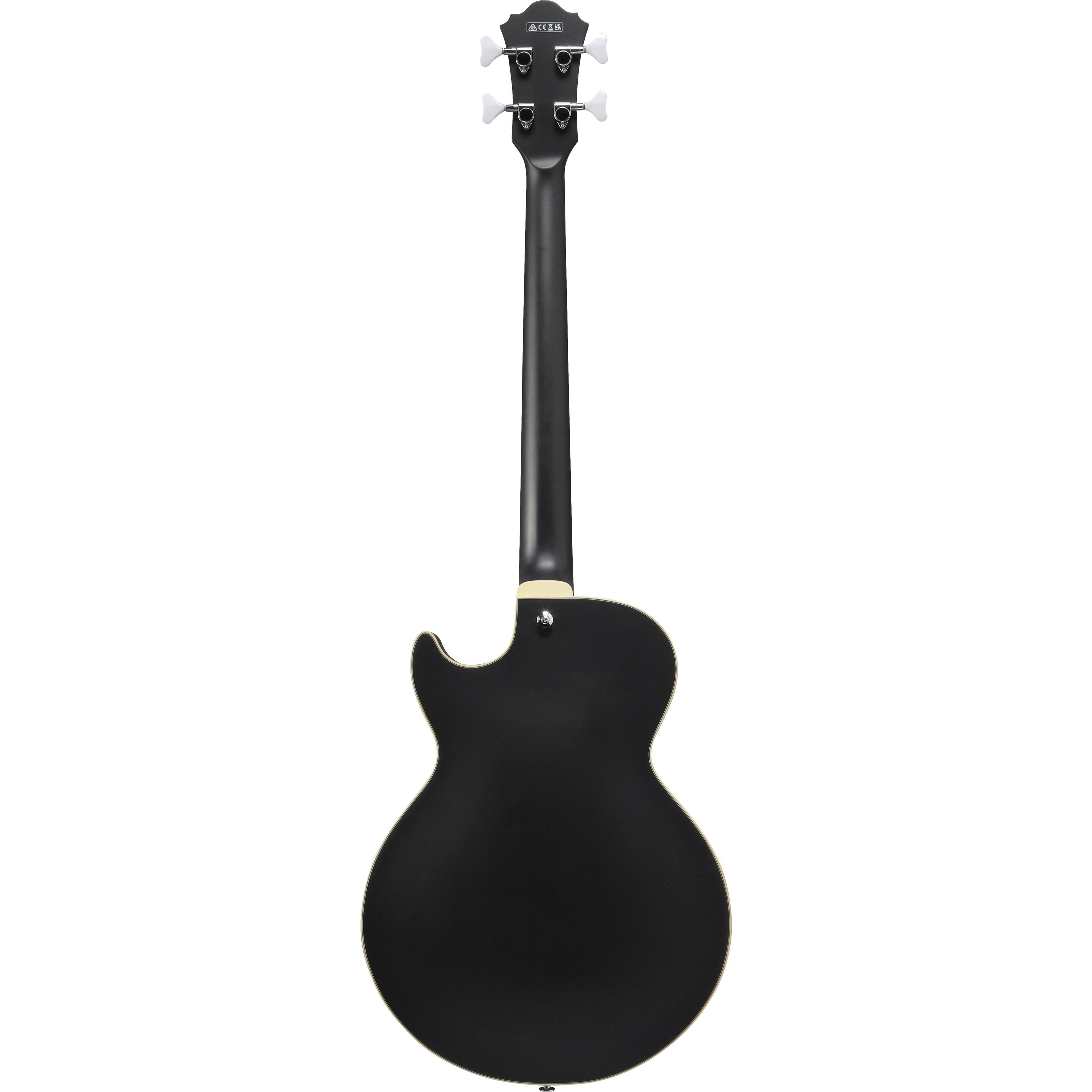 Ibanez Halbakustik-Bass, Halbakustik-Bässe, Halbakustik-Bässe für Rechtshänder, Artcore AGB200-BKF Black Flat - Rechtshänder Halbakustik-Bass