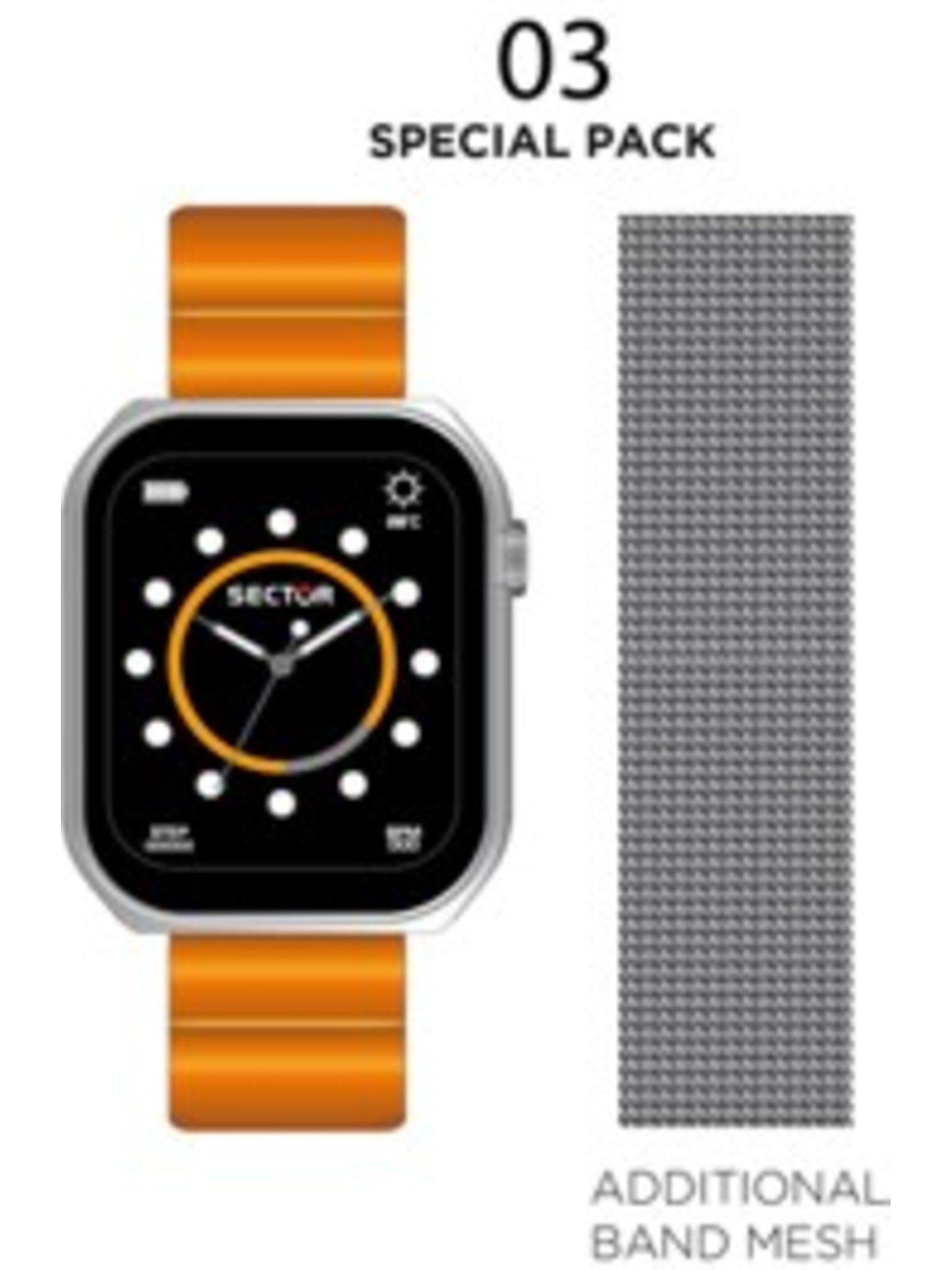 Sector Digitaluhr Sector Unisex-Uhren-Sets Digital Akku