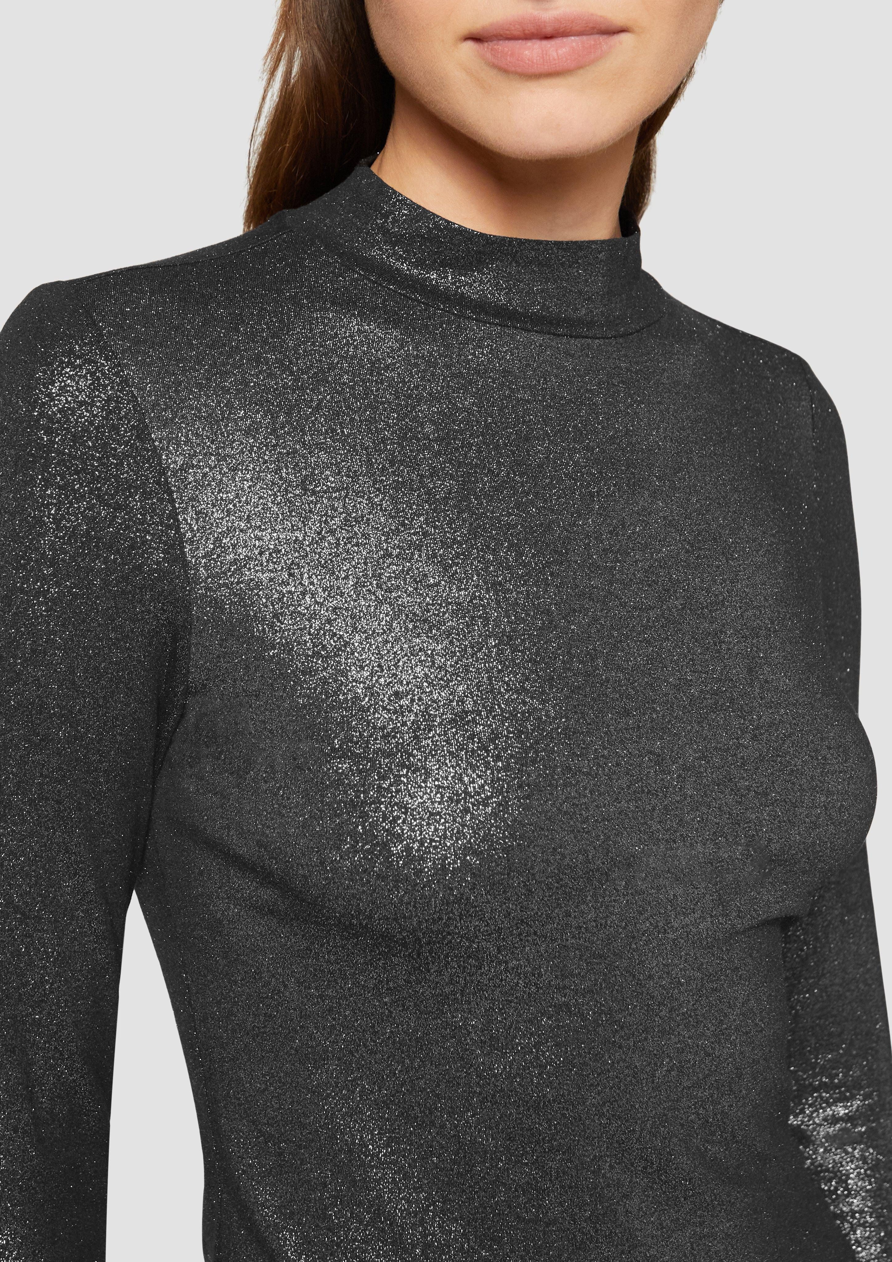 s.Oliver Langarmshirt Schmal geschnittenes Langarmshirt aus günstig online kaufen