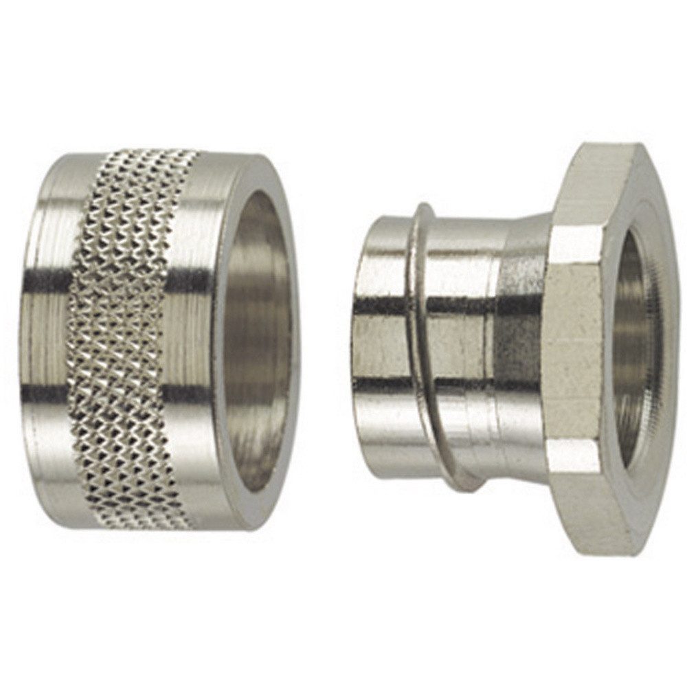 HellermannTyton Kabelzubehör HellermannTyton 166-30502 SC16-PC Endverschluss Metall 13 mm Gerade 1, (SC16-PC)