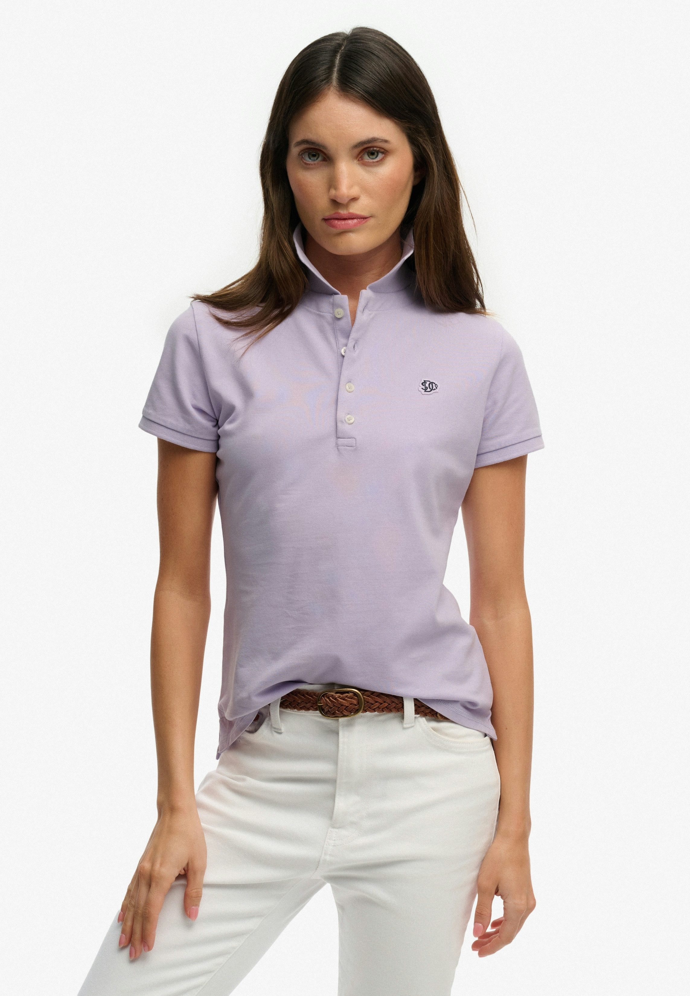 Superdry Poloshirt HERITAGE SLIM FIT POLO mit klassischem Polokragen, aus Baumwollmischung, in Single Jersey