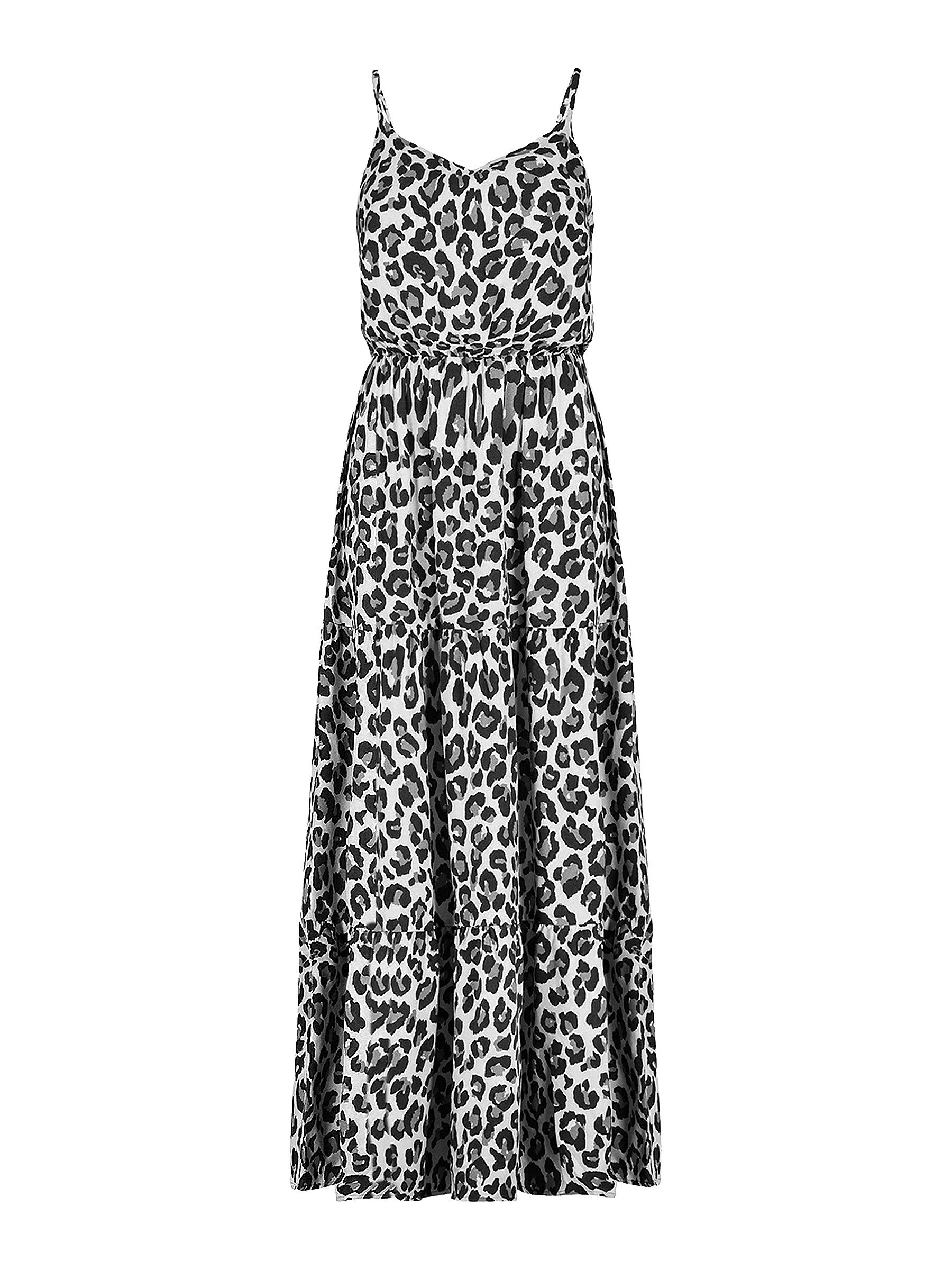 SUBLEVEL Shirtkleid DOB Maxi Volant-Design mit günstig online kaufen