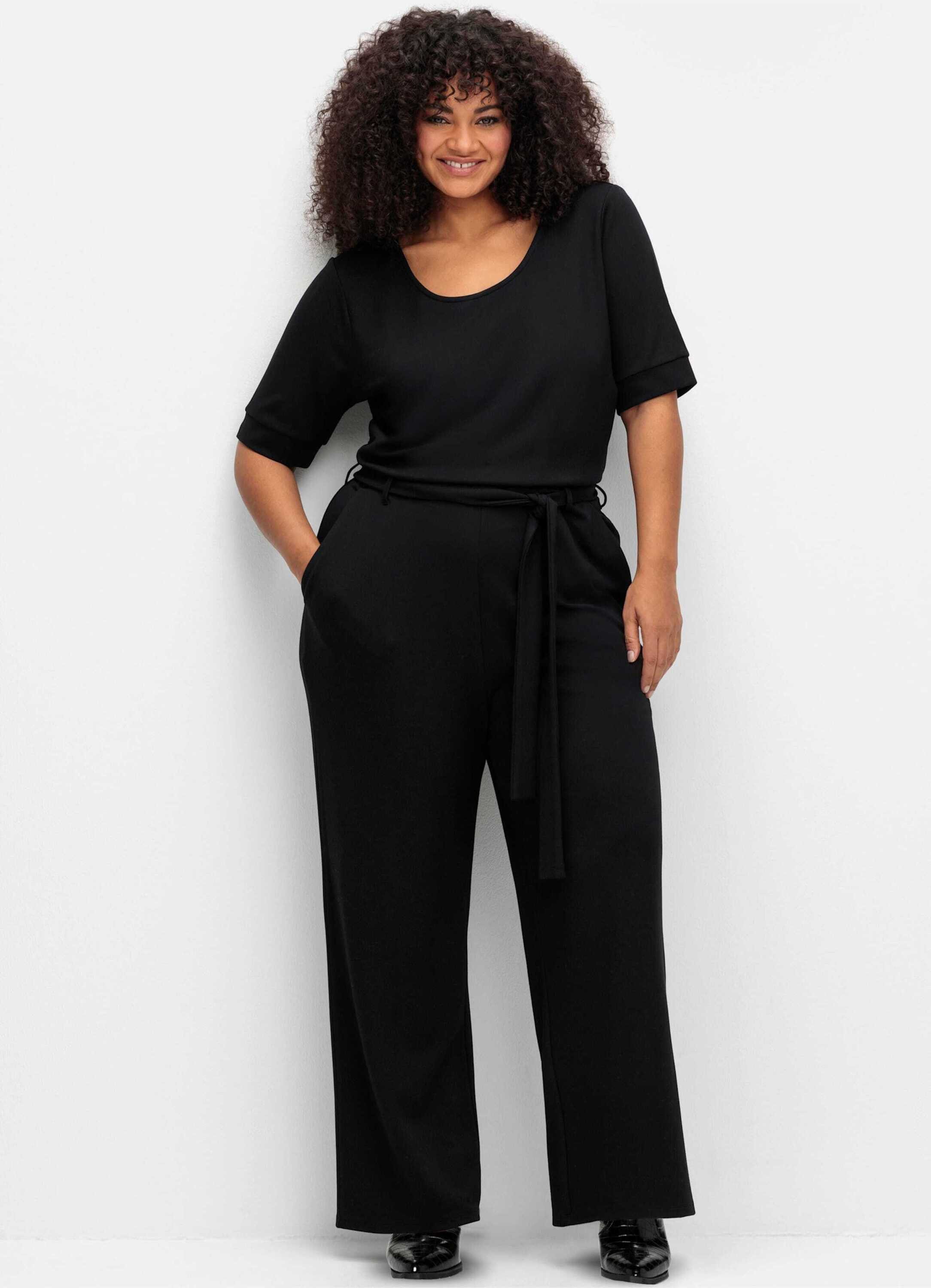 sheego by Joe Browns Jumpsuit Jumpsuit Kurzarm Innenbeinlänge ca. 70 cm