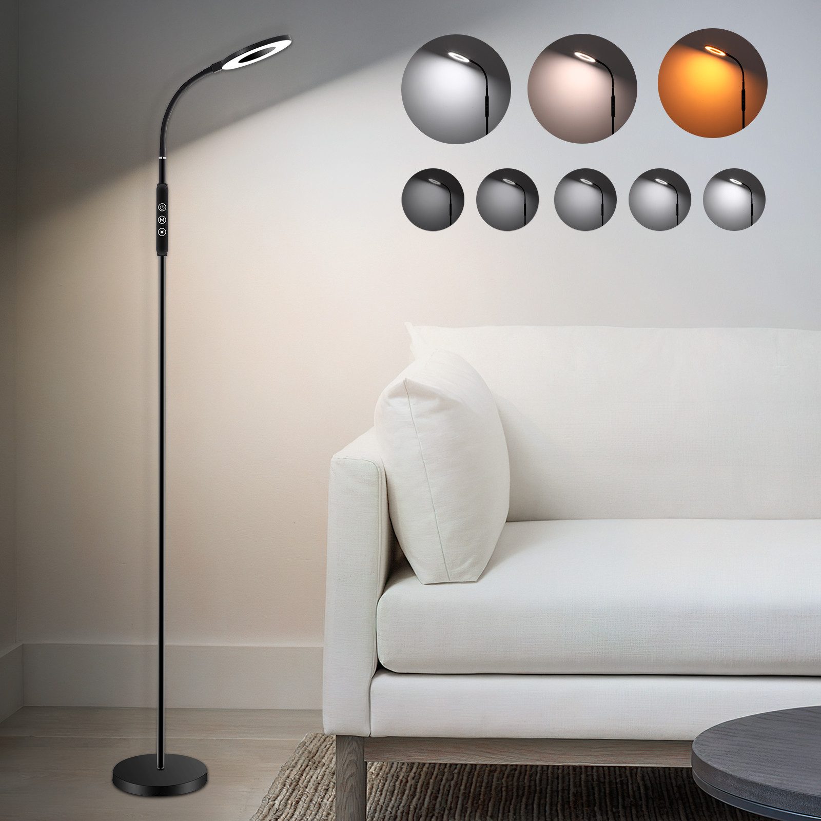 Oraymin LED Stehlampe Dimmbar Stehleuchte mit günstig online kaufen