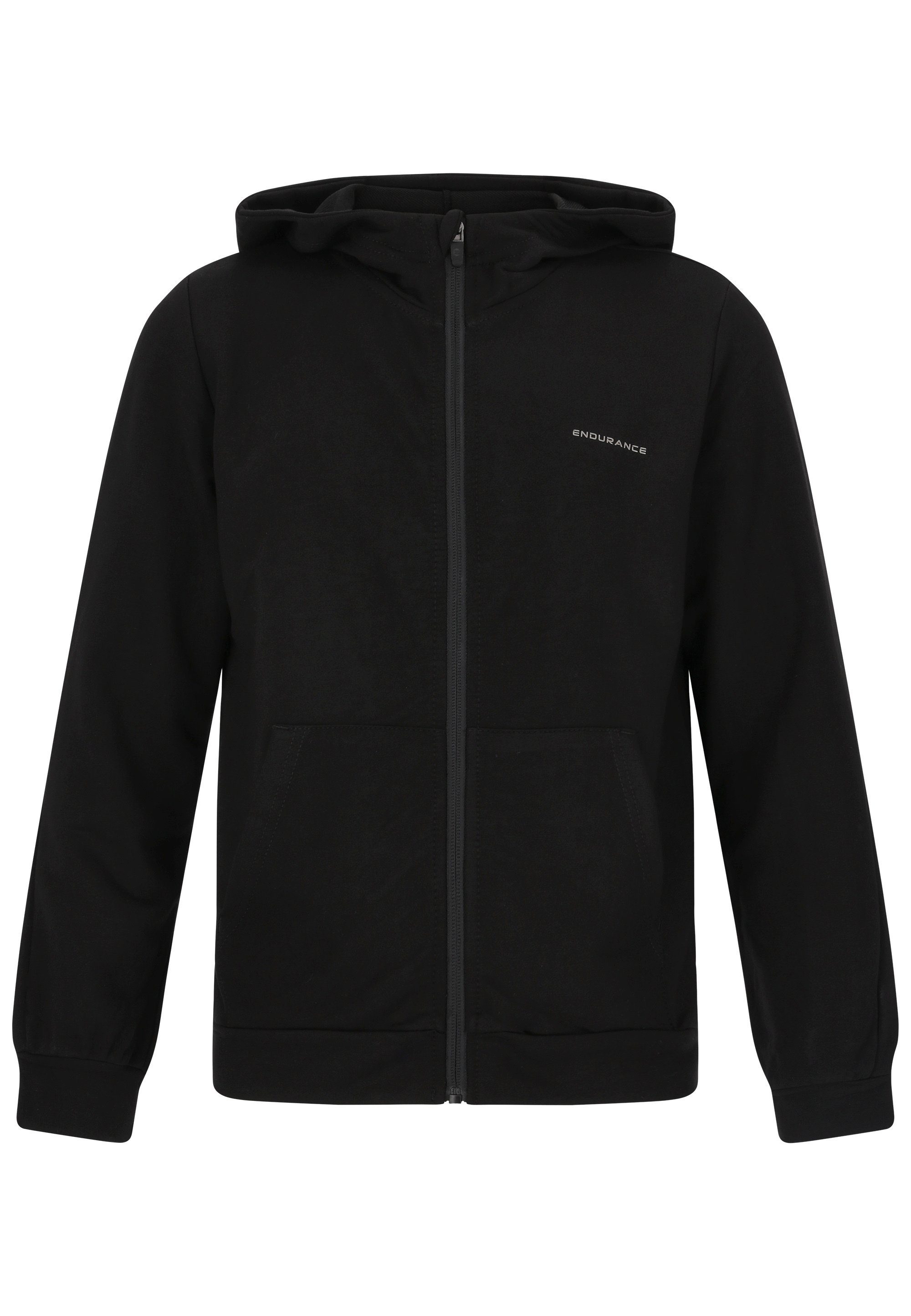 ENDURANCE Sweatshirt schwarz Grovent Baumwoll-Touch mit