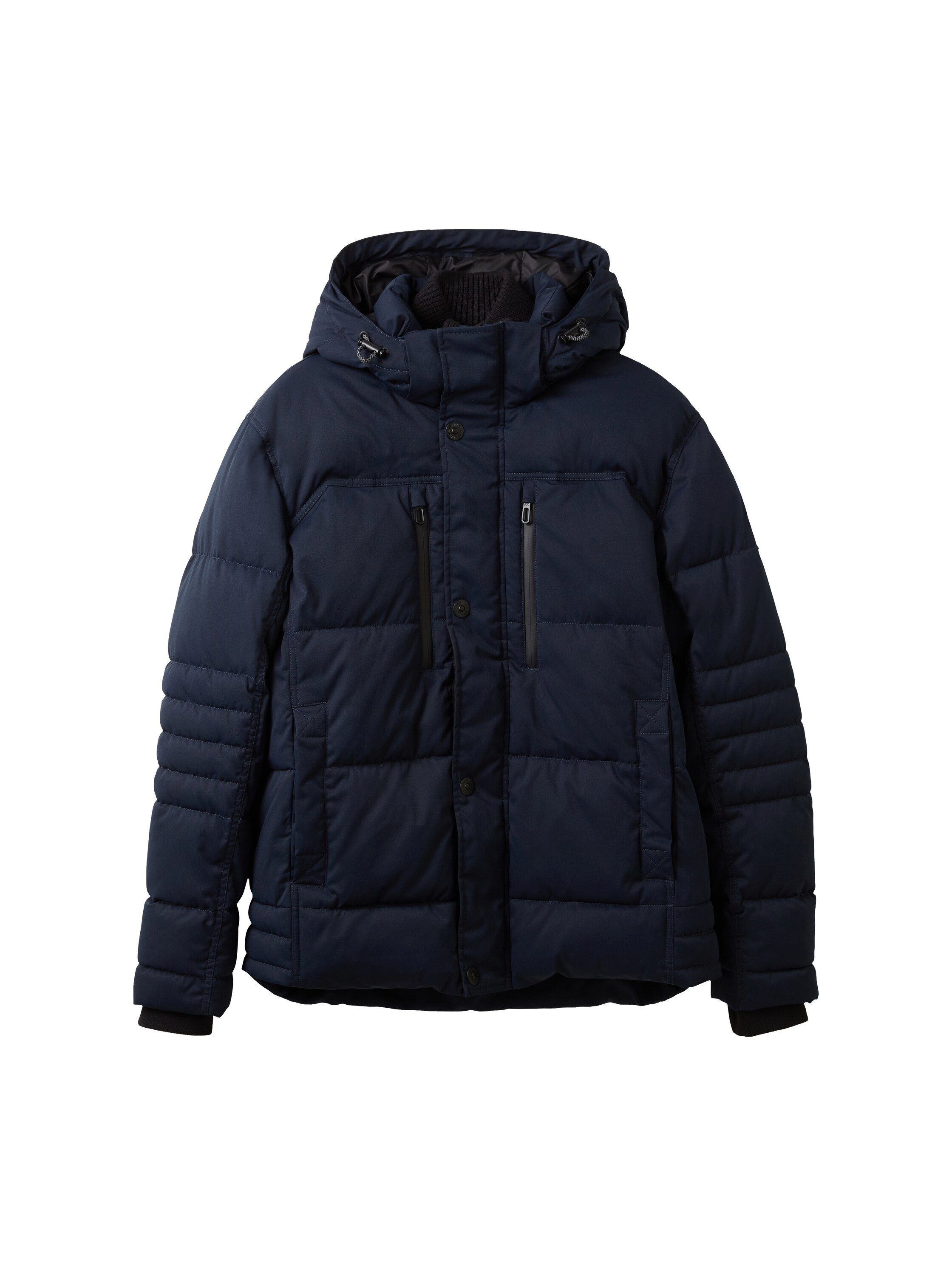 blue Steppjacke TAILOR mit TOM Kapuze sky captain abnehmbarer