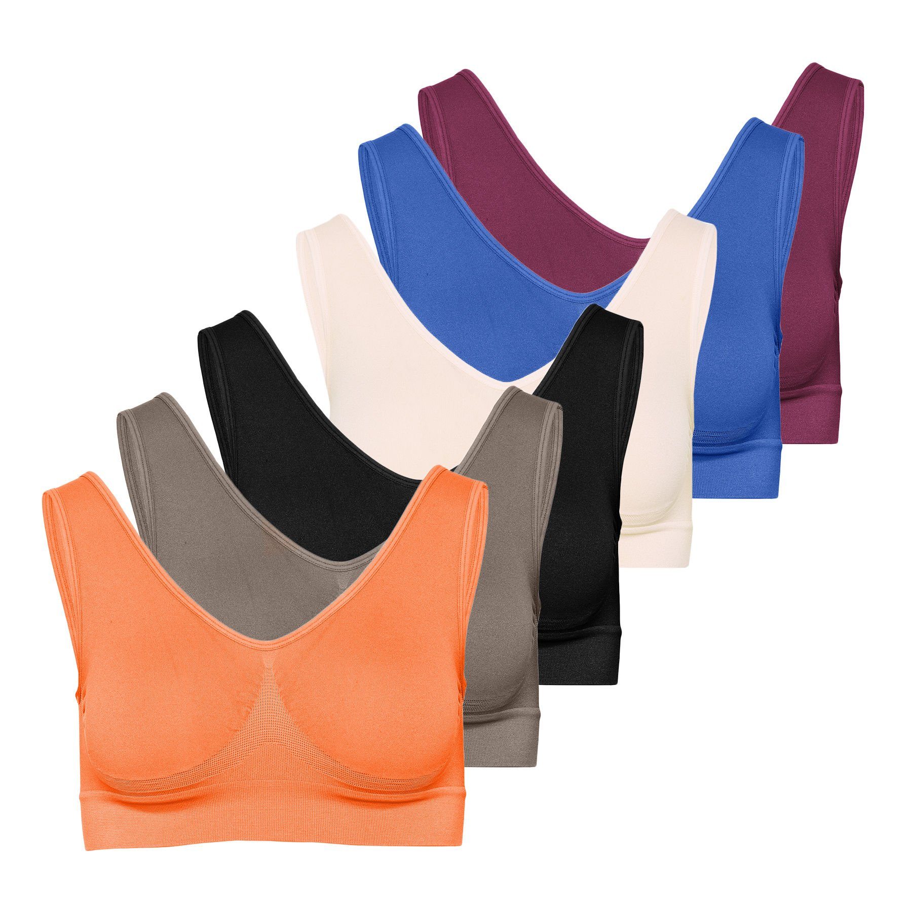 Figur Body Set: Bustier Form-Bustier elastisch (Set, unterschiedl. Farben) mit nahtloser Verarbeitung