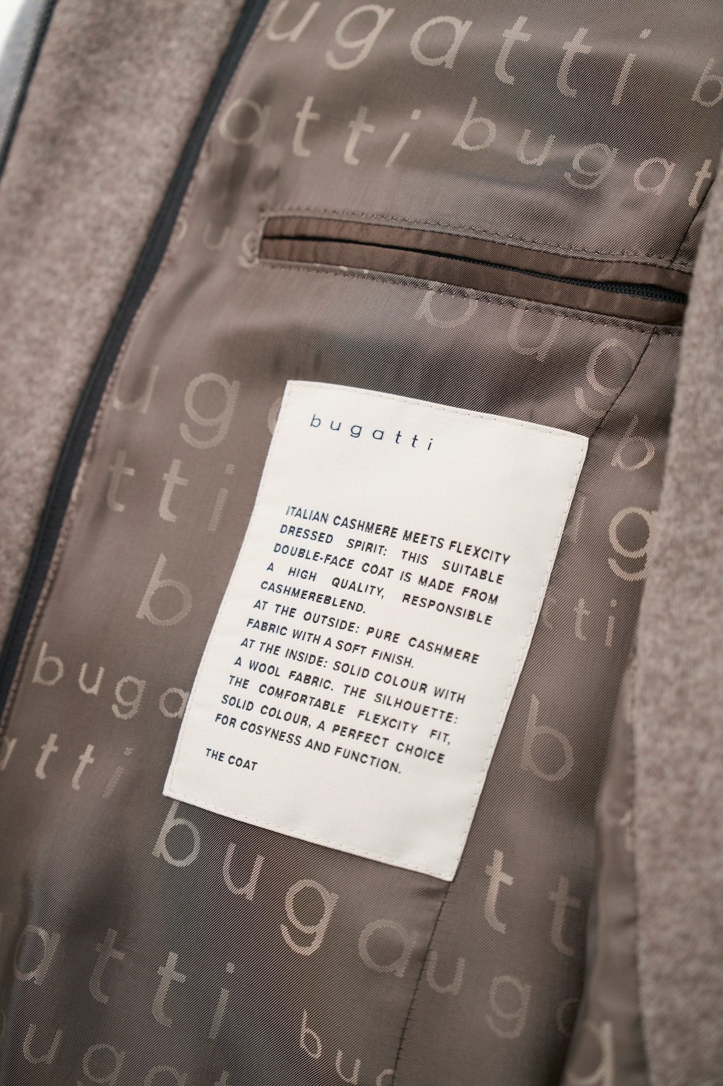 bugatti Kurzmantel aus einer Kaschmir-Wollqualität