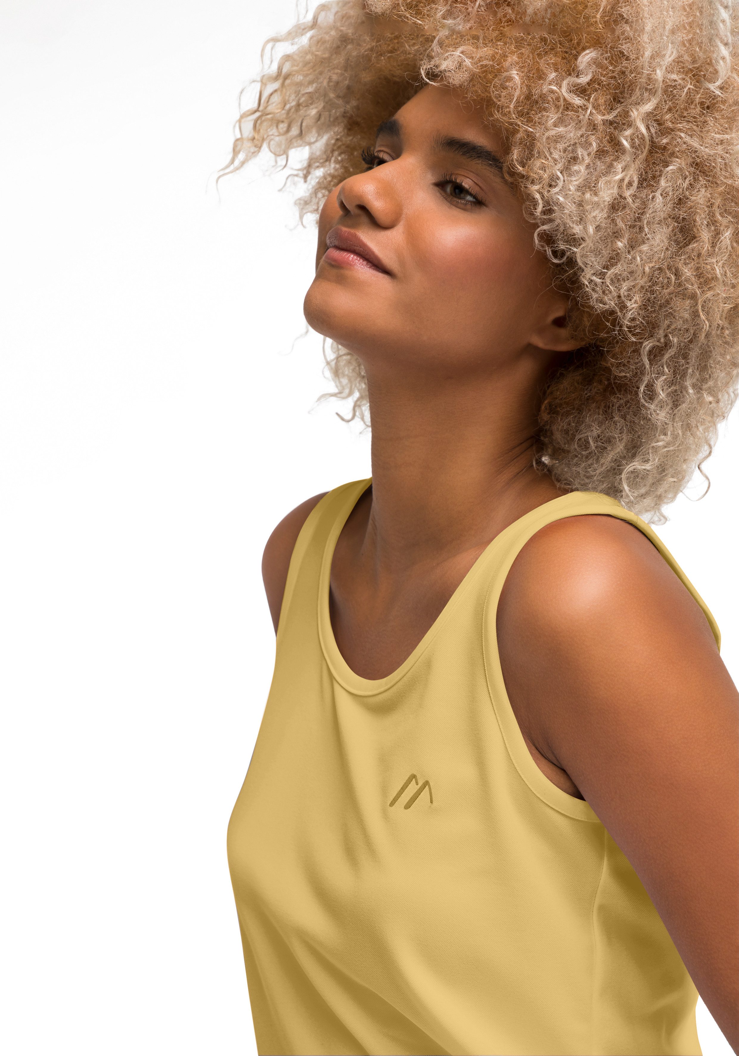 Maier Sports Funktionsshirt Petra Damen Top, leichtes ärmelloses Shirt, Rundhals, Regular Fit