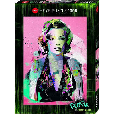 HEYE Puzzle HEYE PEOPLE 29710 - PUZZLE 1000 MARILYN MONROE ca. 50 x 70 cm, 1000 Puzzleteile