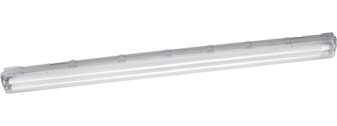 Osram Lichtleiste Osram Feuchtraumleuchte Damp proof Essential 2x, Inkl. Leuchtmittel, Nicht dimmbar ohne Bewegungsmelder