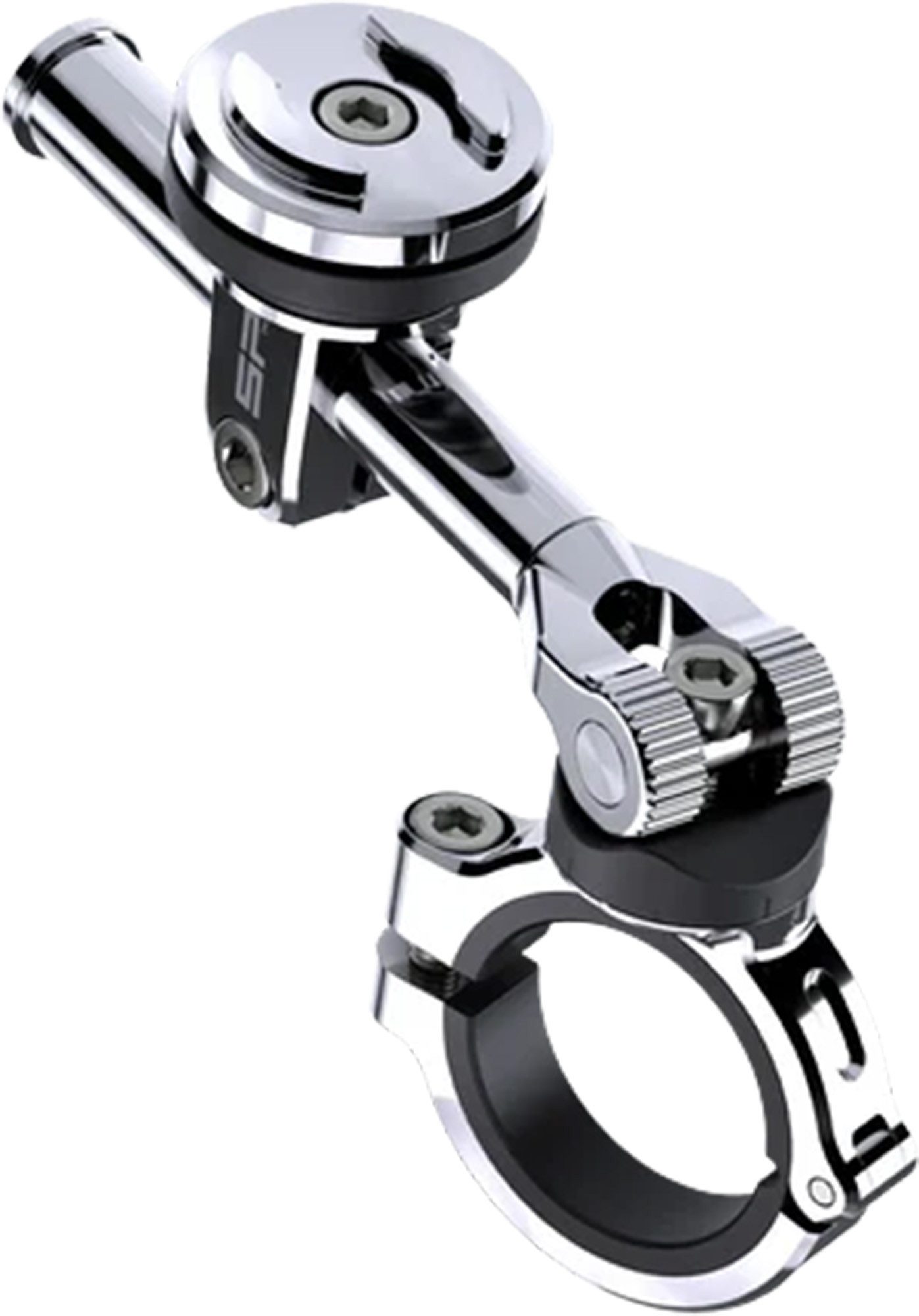 SP Connect 3D Chrome Oversized Motorrad Halterung Motorrad-Navigationsgerät (360° Rundum-Blick)