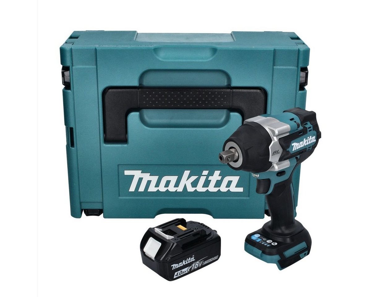 Thumbnail - Makita Akku-Schlagschrauber DTW 701 M1J Akku Schlagschrauber 18 V 700 Nm 1/2" XPT Brushless + 1x