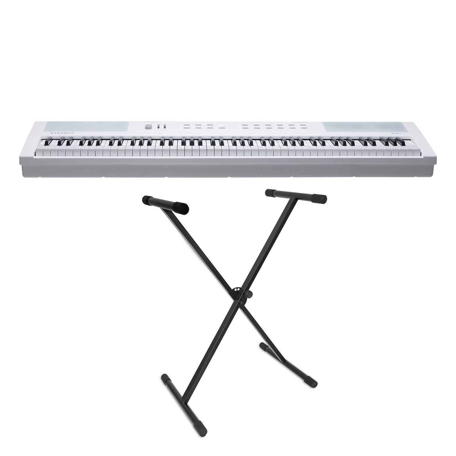 Stage-Piano Kurzweil Stage Piano KAE1-WH 88 Tasten mit Ständer