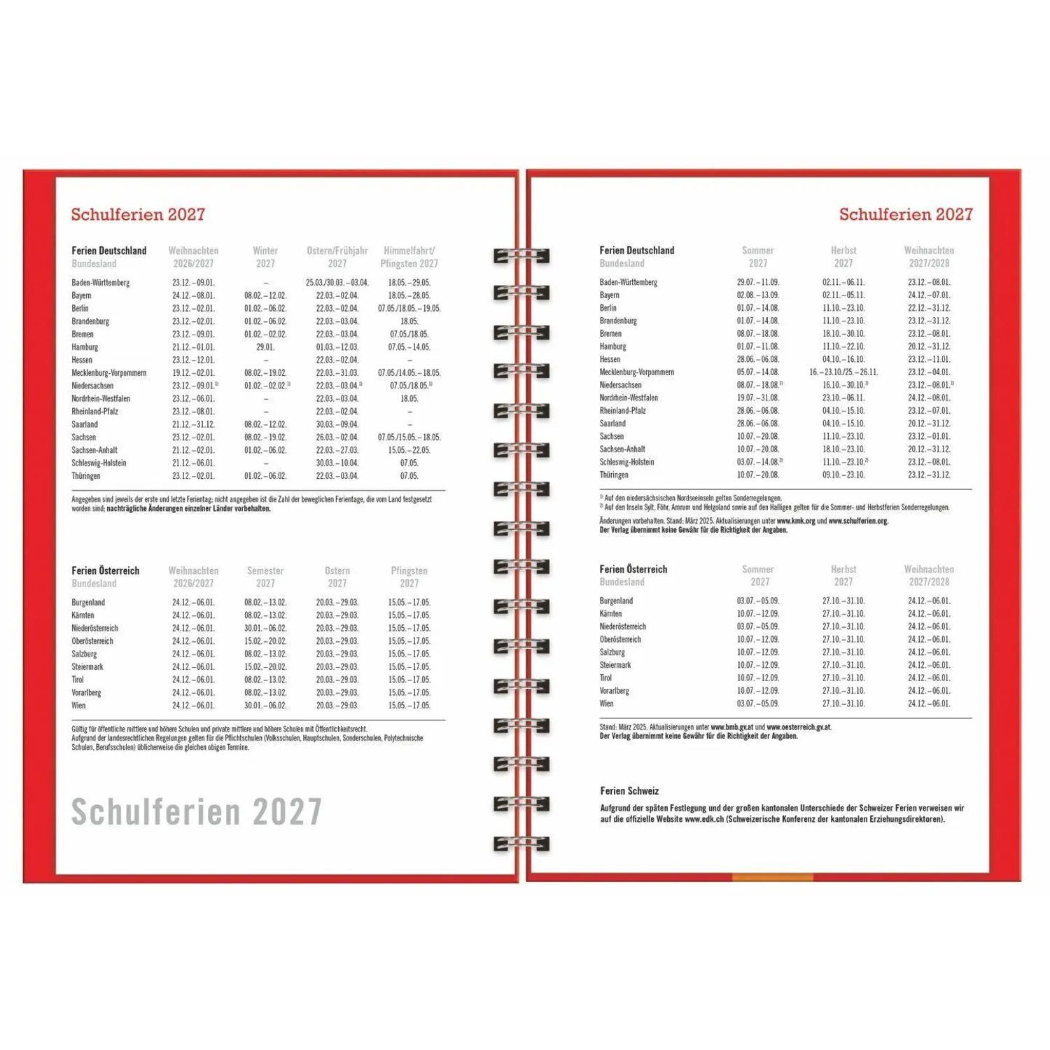 HEYE Familienkalender Peanuts Familienplaner-Buch A5 2027