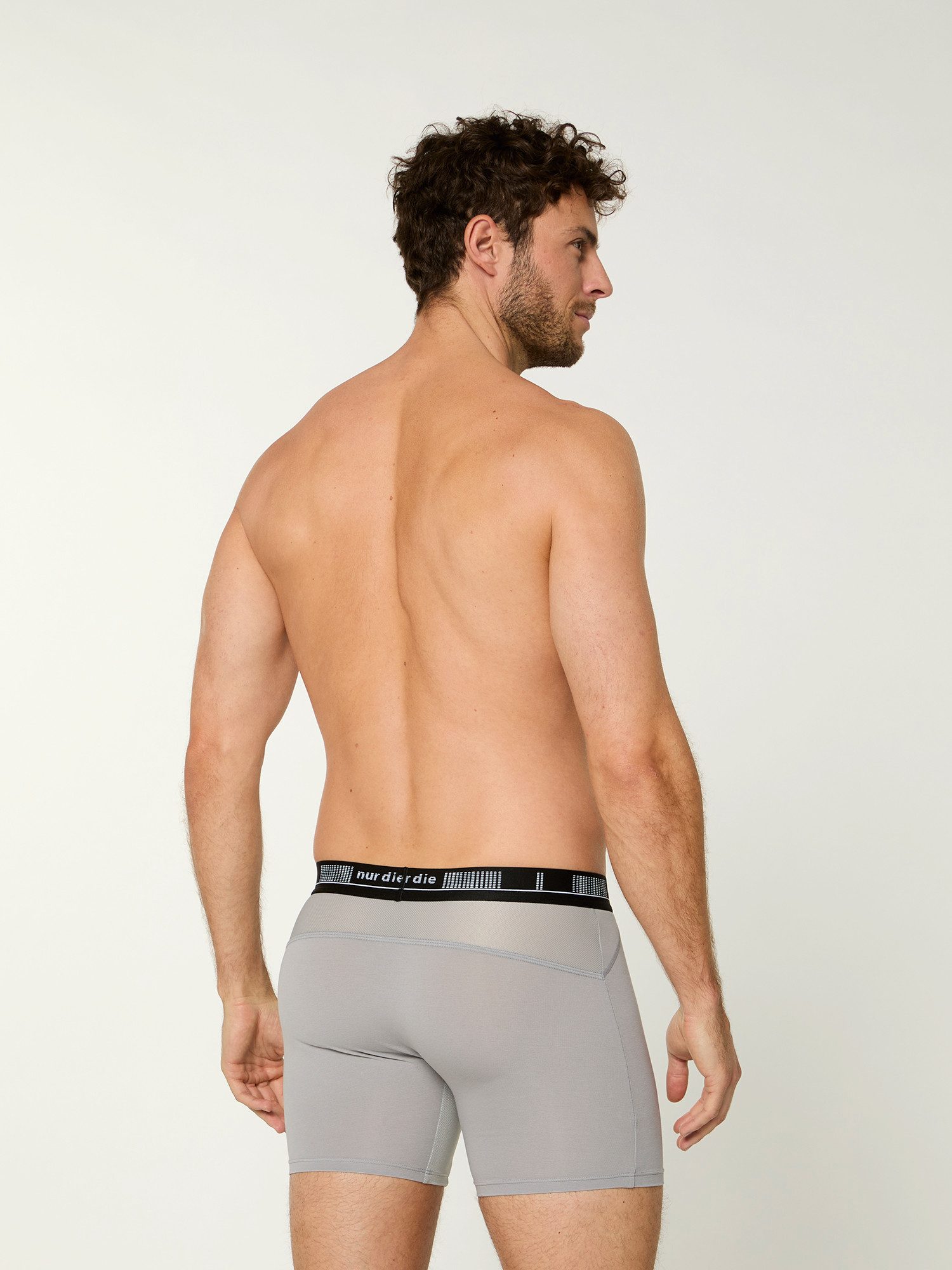 Nur Die Langer Boxer Long Boxer Cotton Active (4-St) Männer Multipack Mehrpack