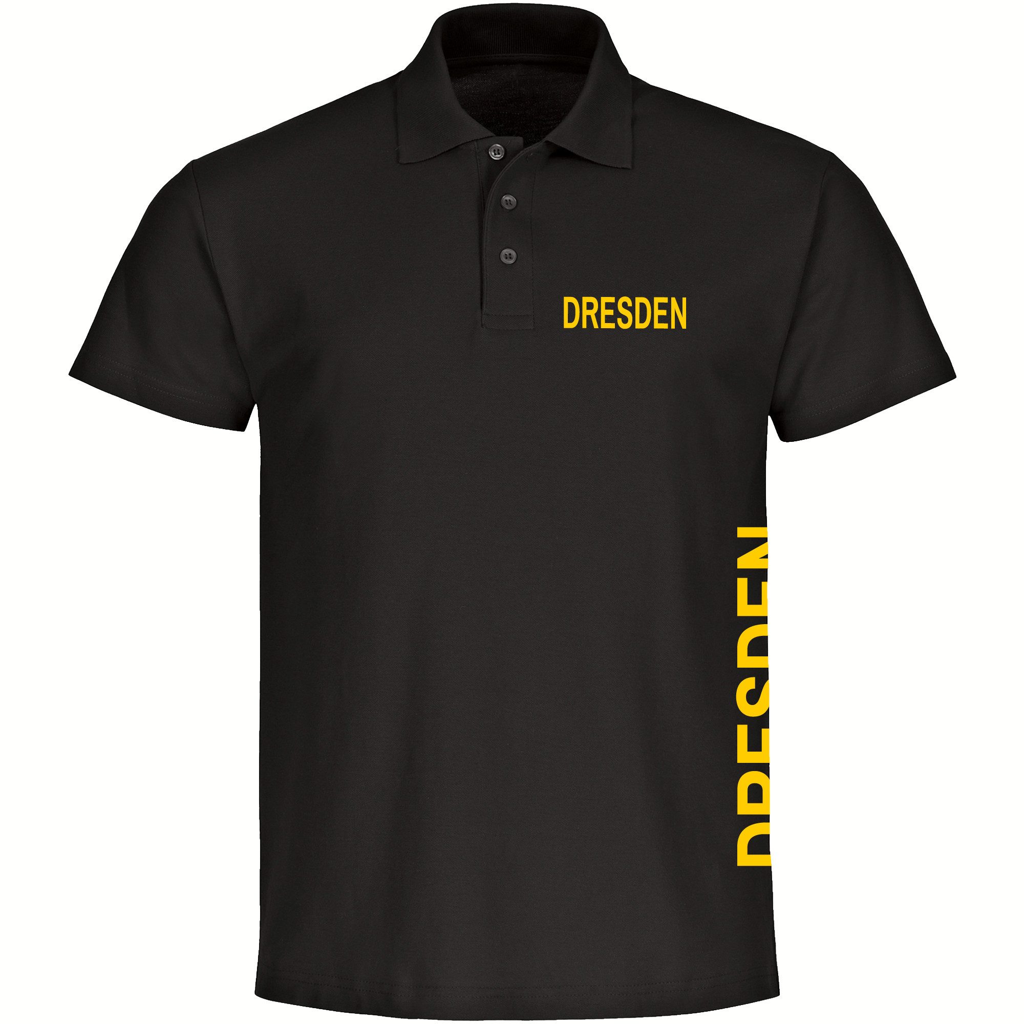 multifanshop Poloshirt Dresden - Brust & Seite - Polo günstig online kaufen
