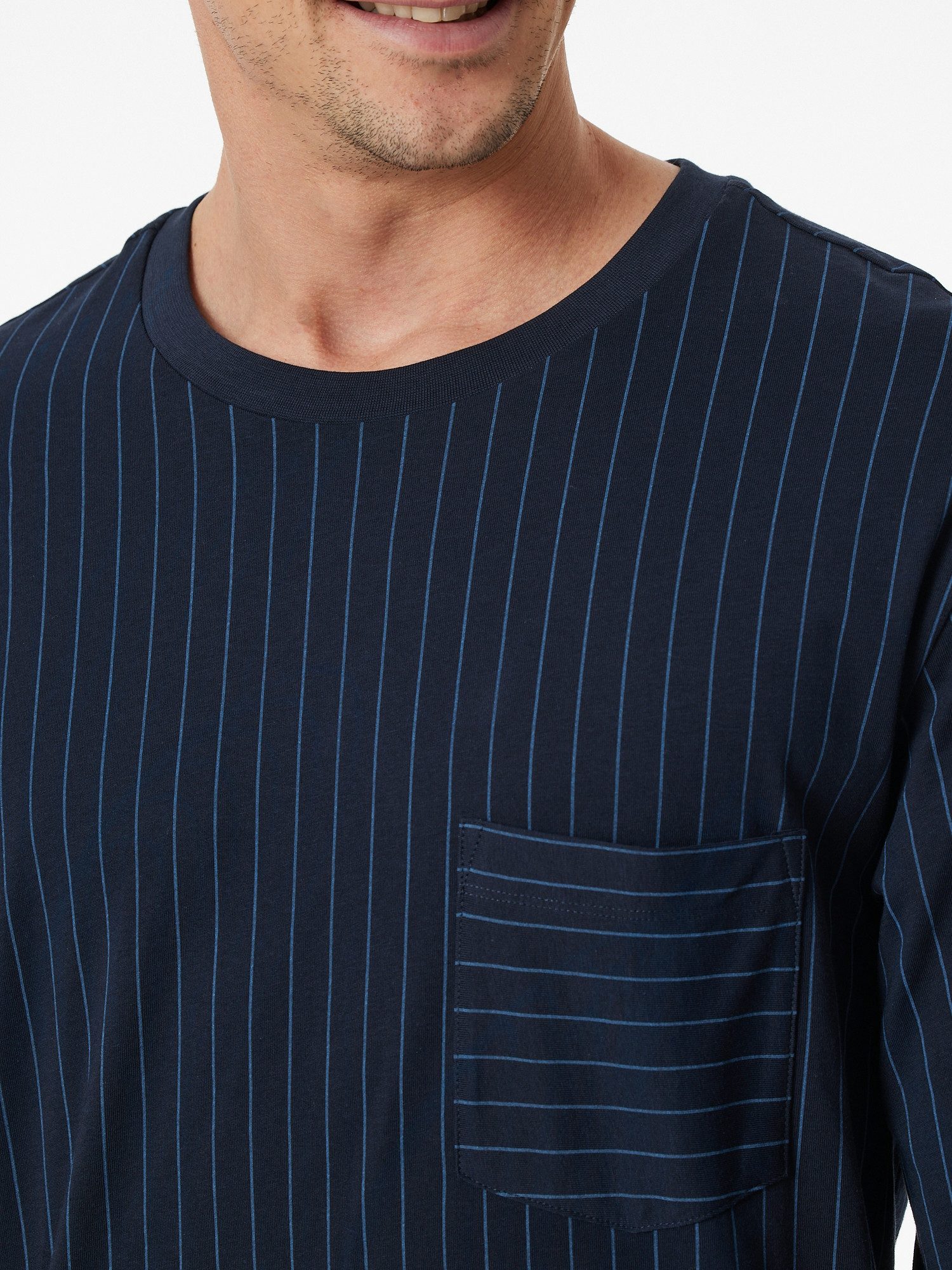 Schiesser Pyjama Schlafanzug lang - Comfort Essentials (2 tlg) schlafanzug günstig online kaufen