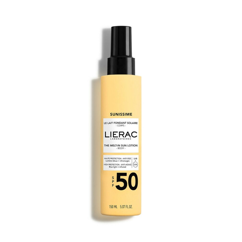LIERAC Sonnenschutzpflege SUNISSIME schmelzende Sonnenmilch SPF50 150 ml