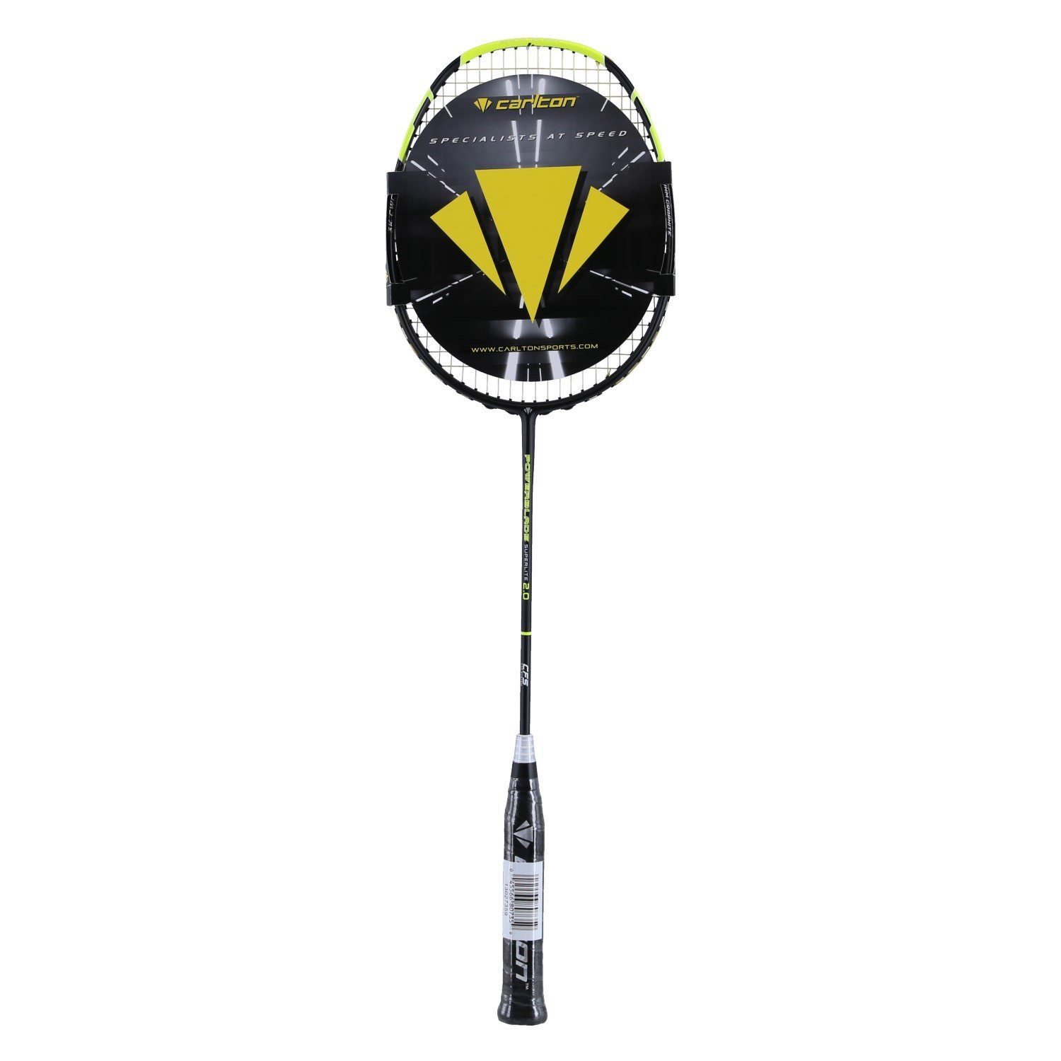 CARLTON Badmintonschläger Powerblade Superlite 2.0 (Bestseller/kopflastig/steif/Freizeitspieler)